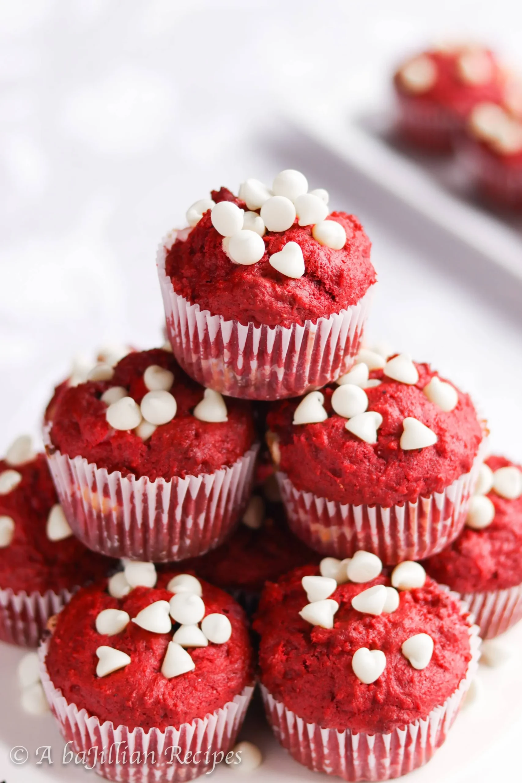 Red Velvet Cream Cheese Muffins