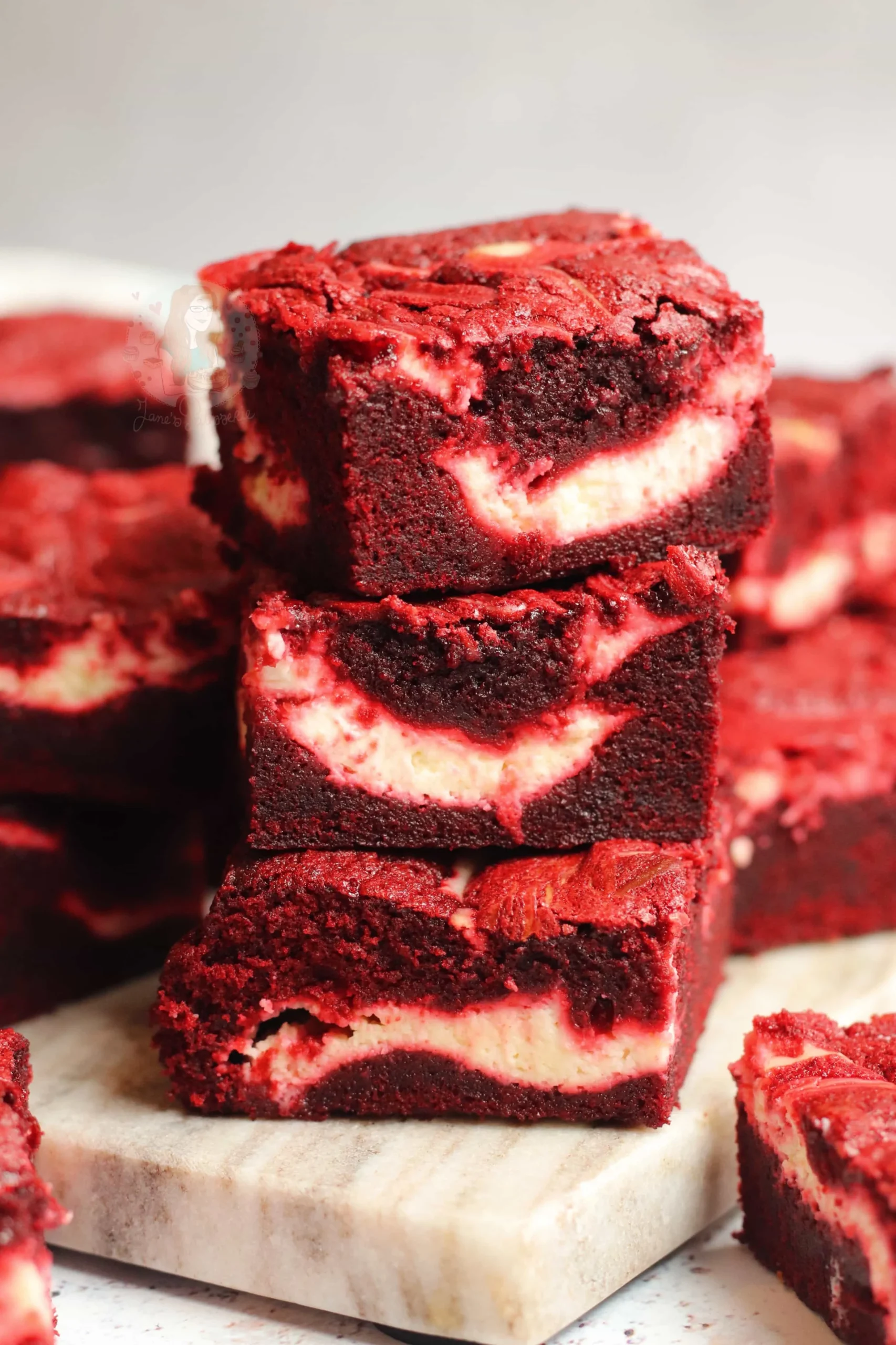 Red Velvet Protein Brownies