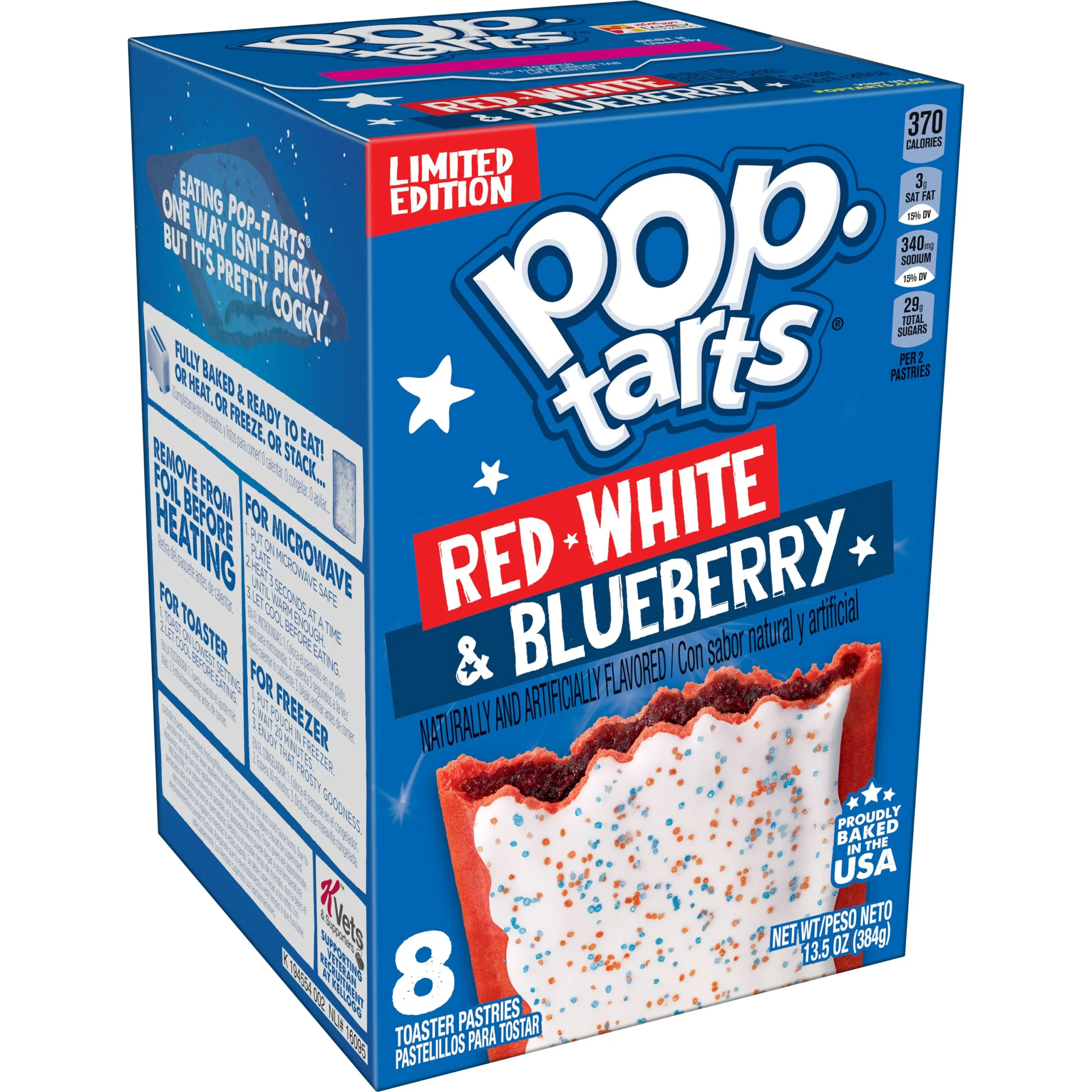 Red White Blueberry Crackling Poppers