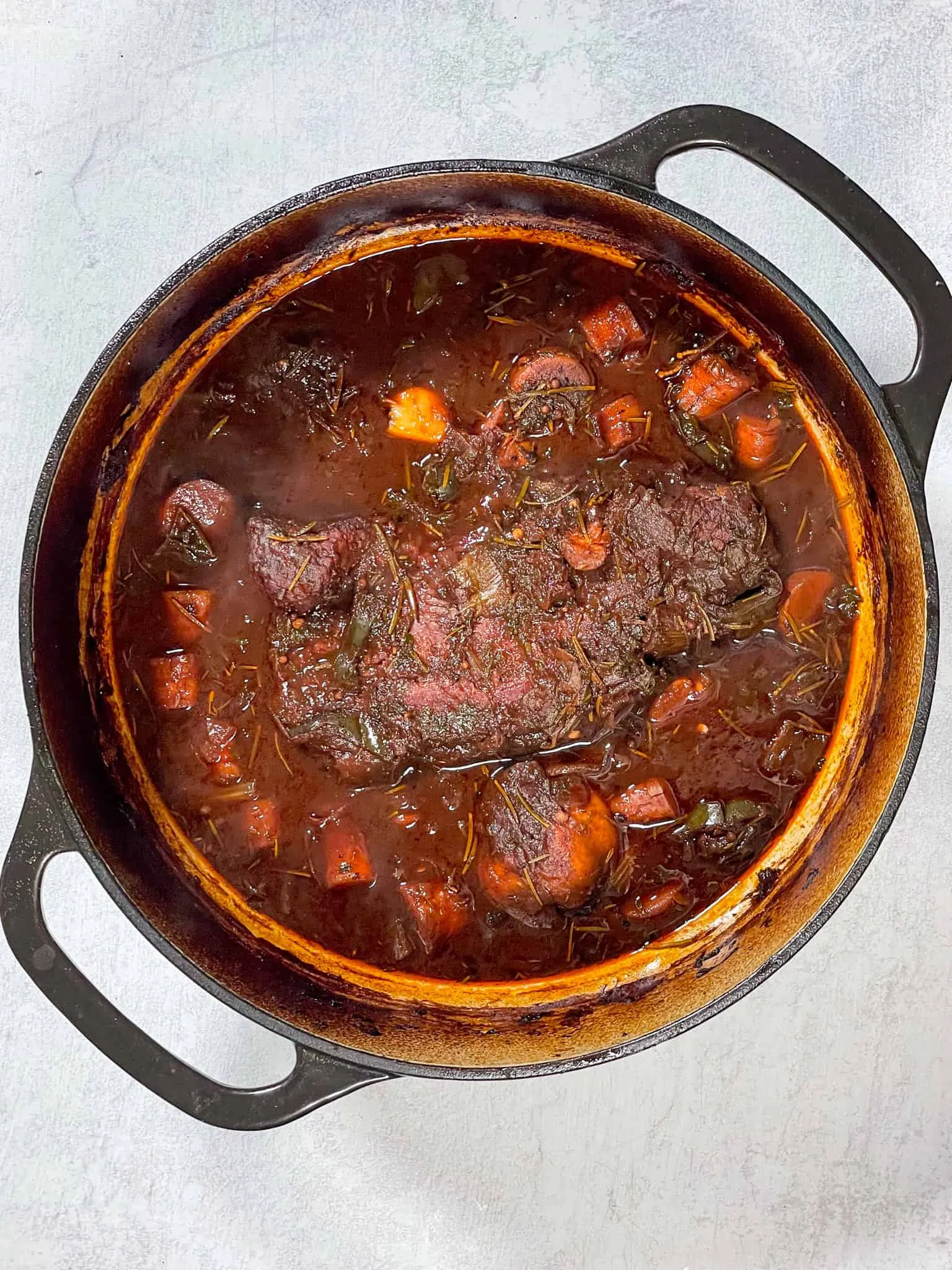 Red Wine Braised Beef Brisket