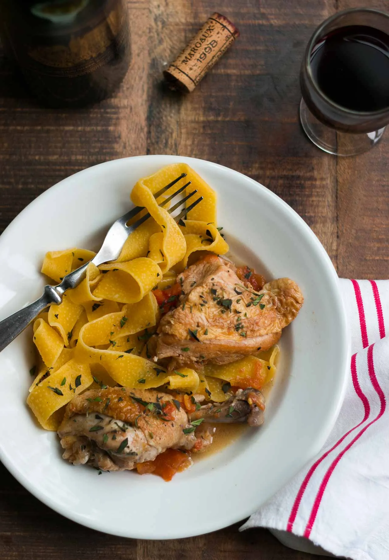 Red Wine Vinegar Smoked Chicken