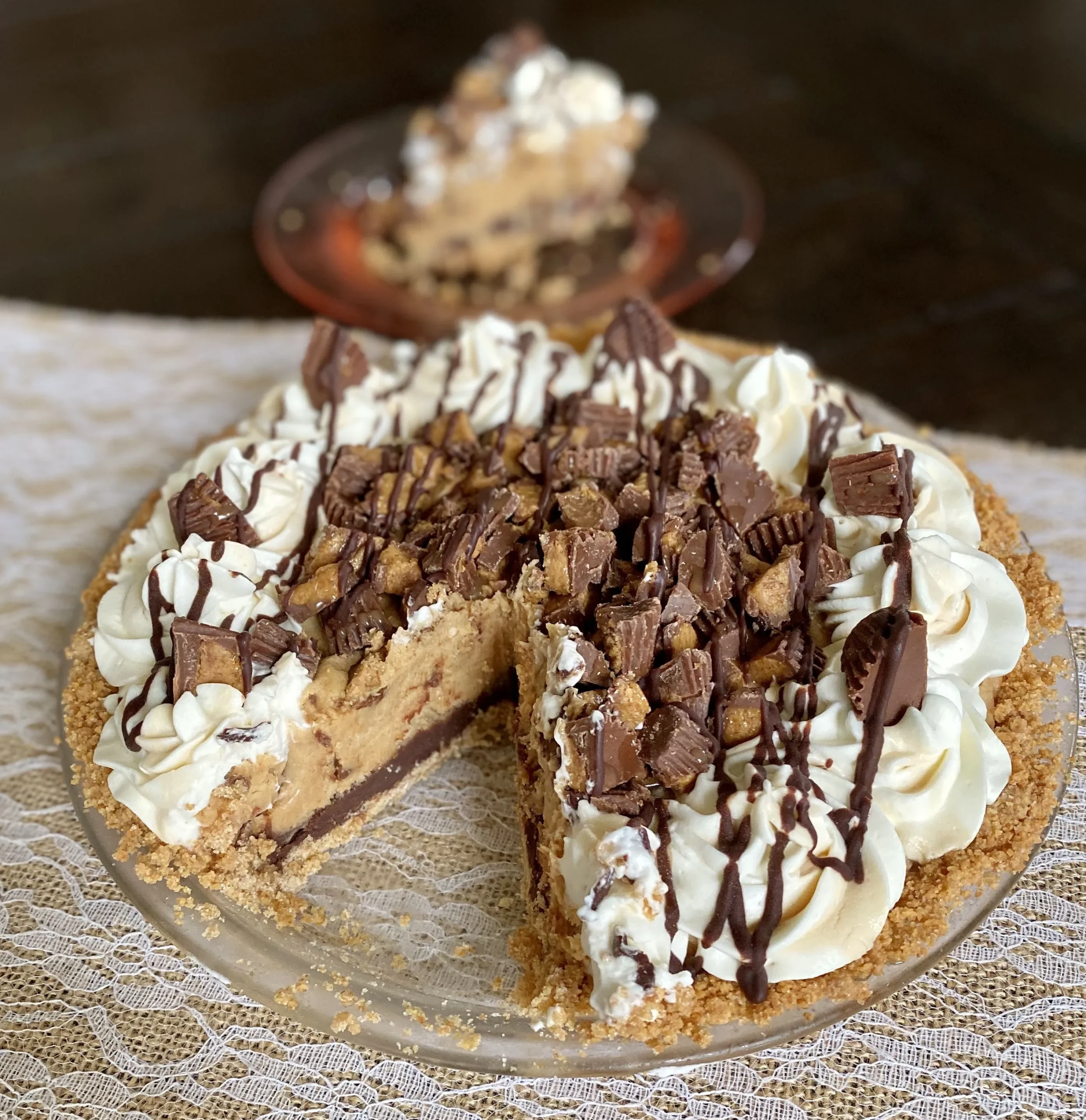 Reese's Peanut Butter n Chocolate Pie
