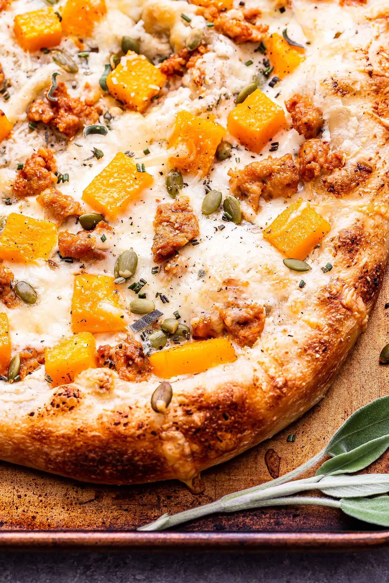 Ricotta Butternut Squash Pizza