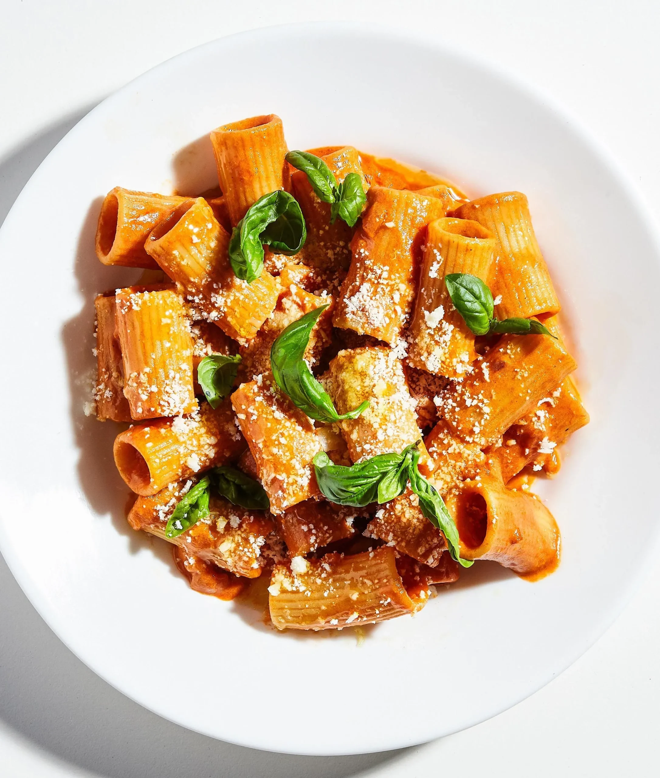 Rigatoni in Vodka Sauce