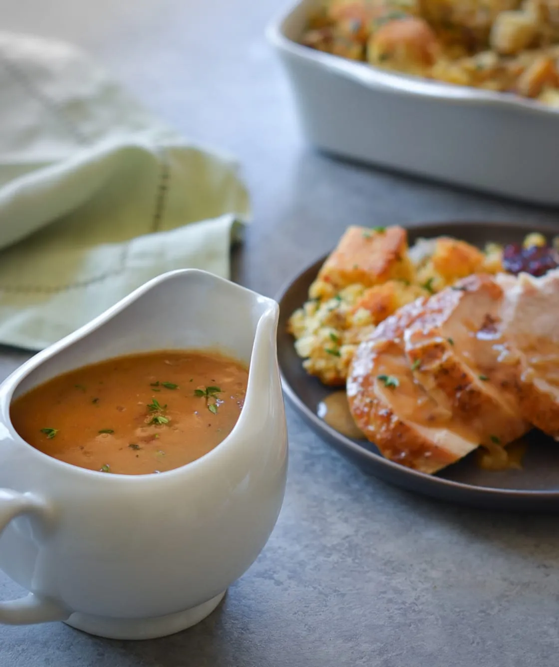 Roast Turkey with Chipotle Gravy