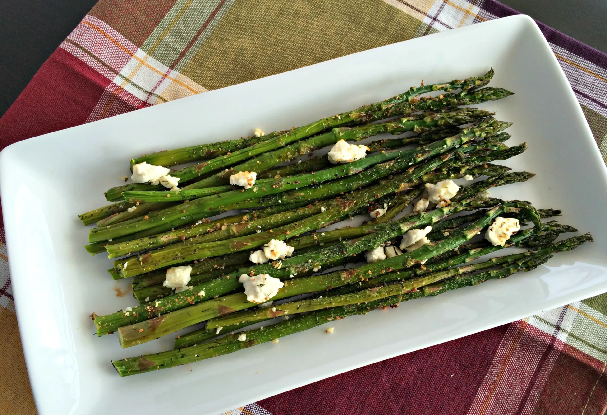 Roasted Asparagus Creamy Cheese