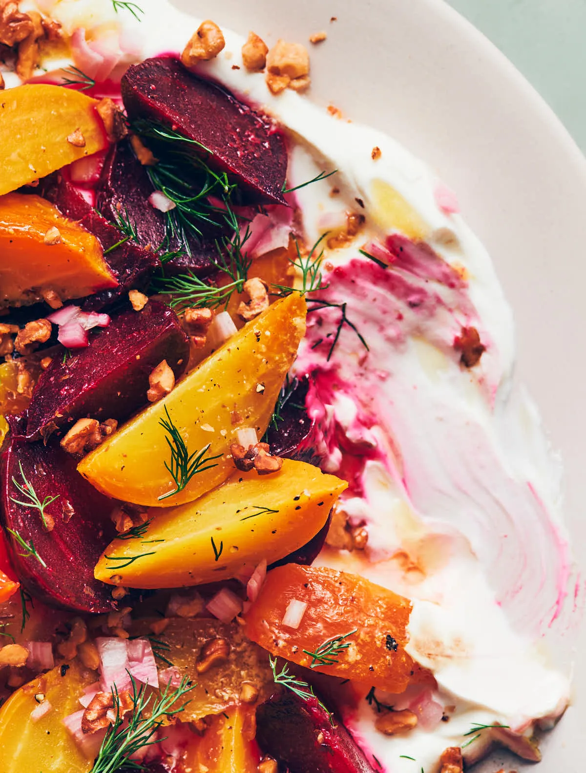 Roasted Beets Labneh Side Dish