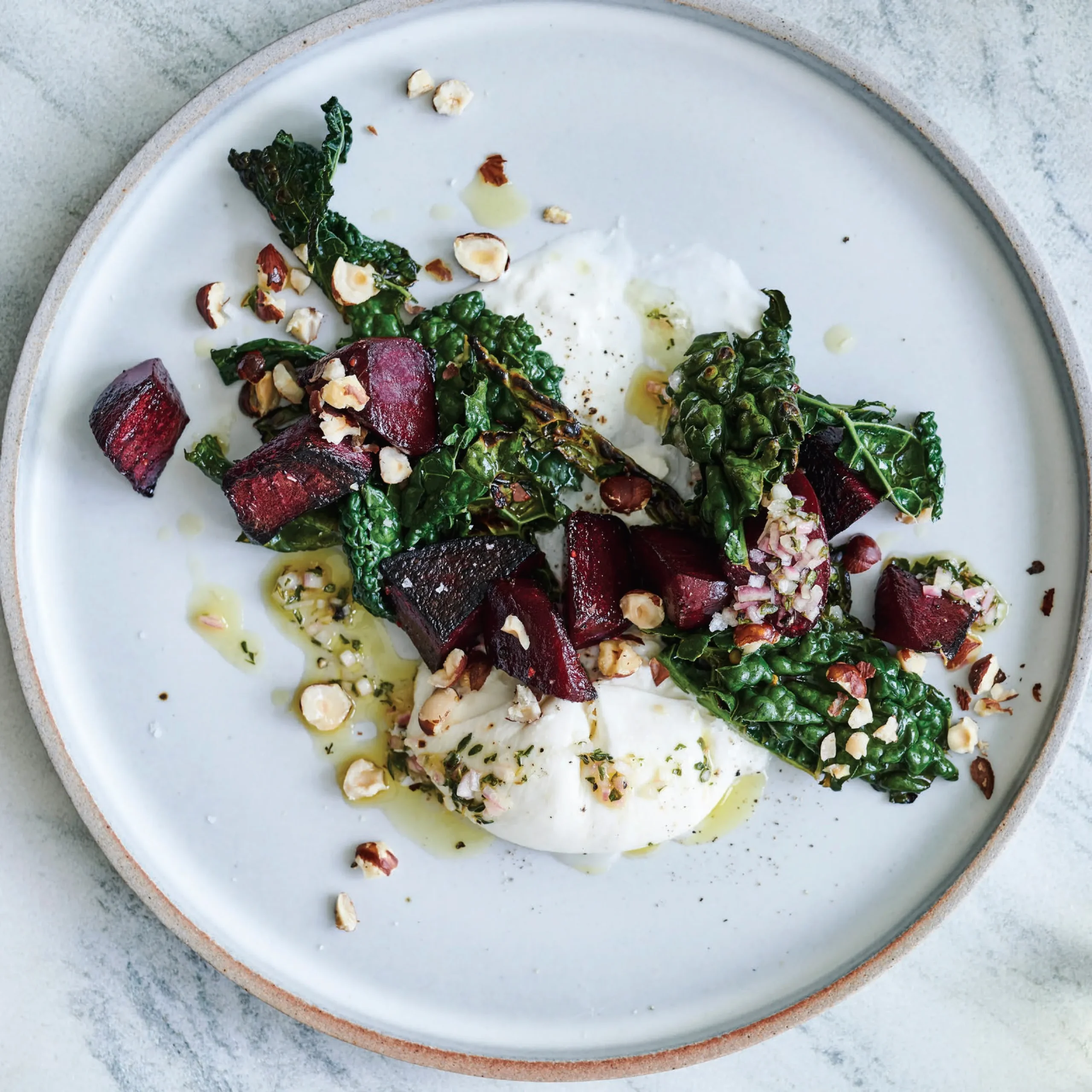 Roasted Beets and Burrata