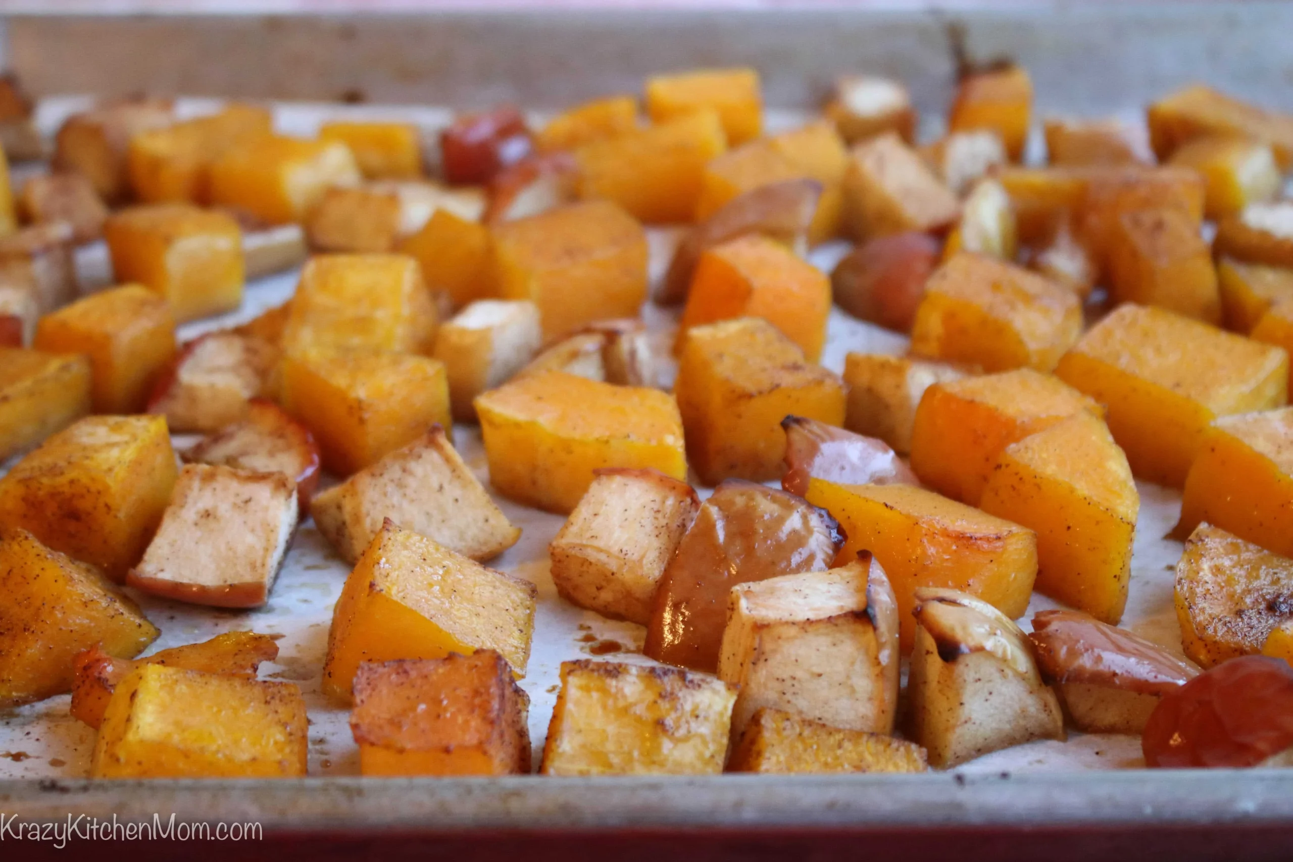 Roasted Buttercup Squash and Baked Apples