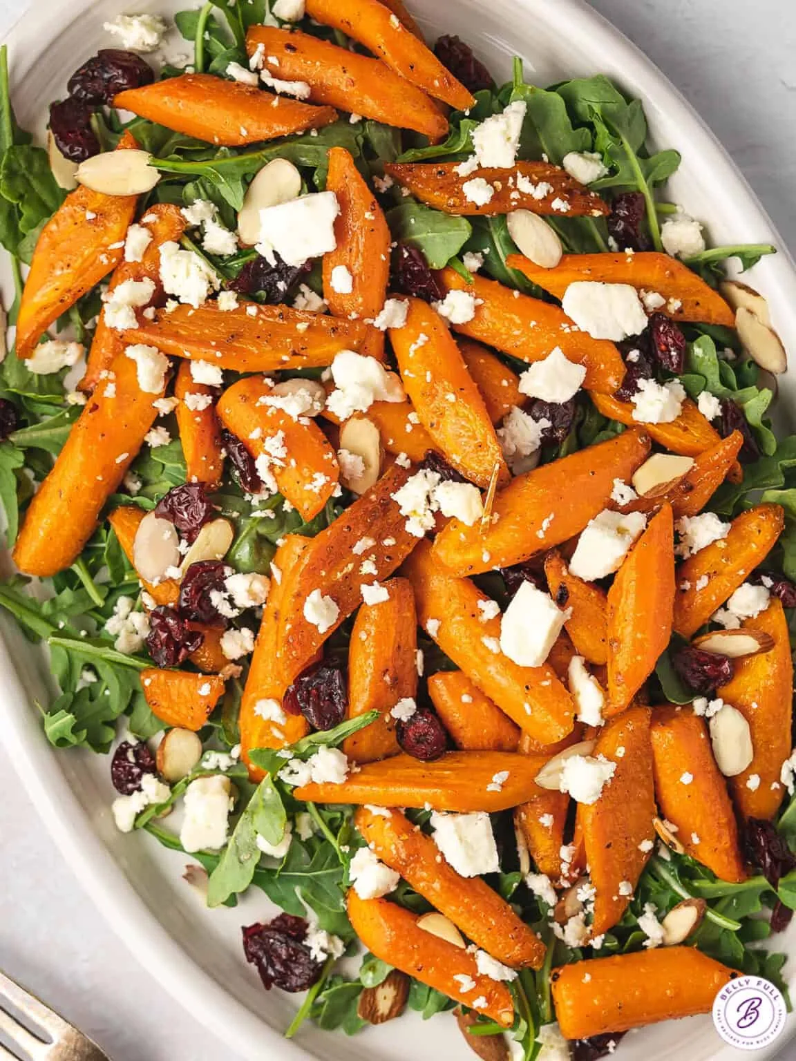 Roasted Carrot Salad over Wild Rice