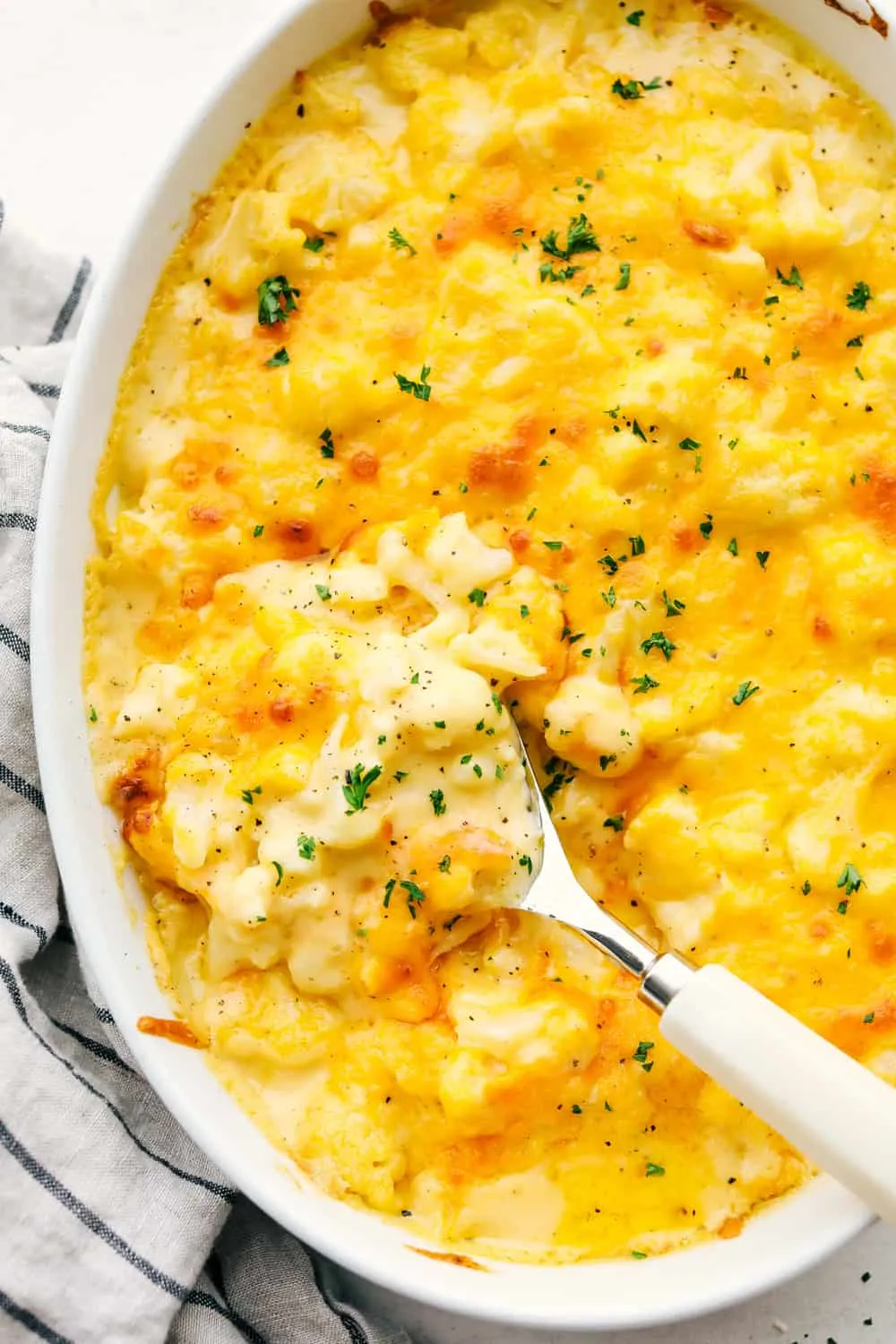 Roasted Cauliflower Mac and Cheese