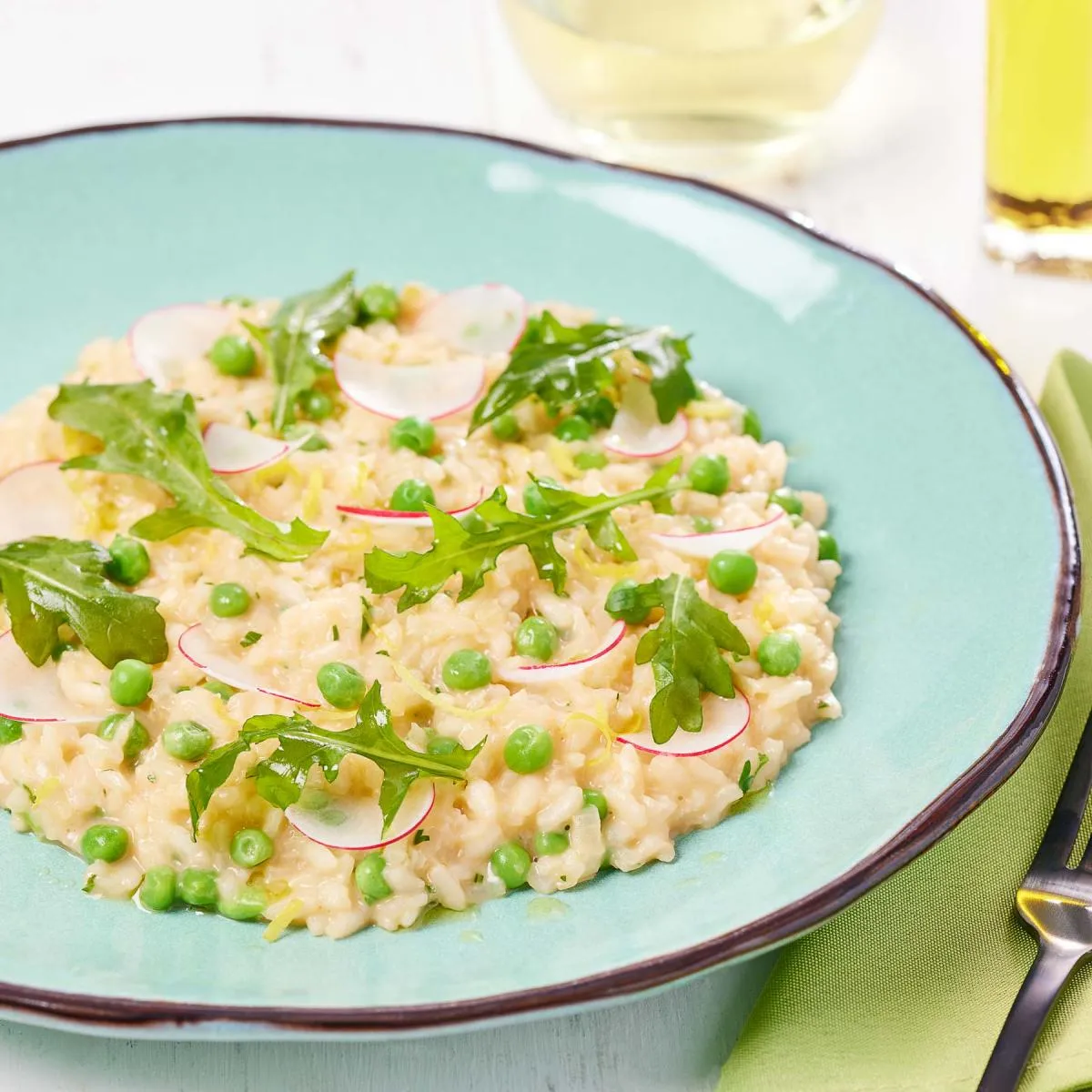 Roasted Cauliflower Risotto Truffle Oil