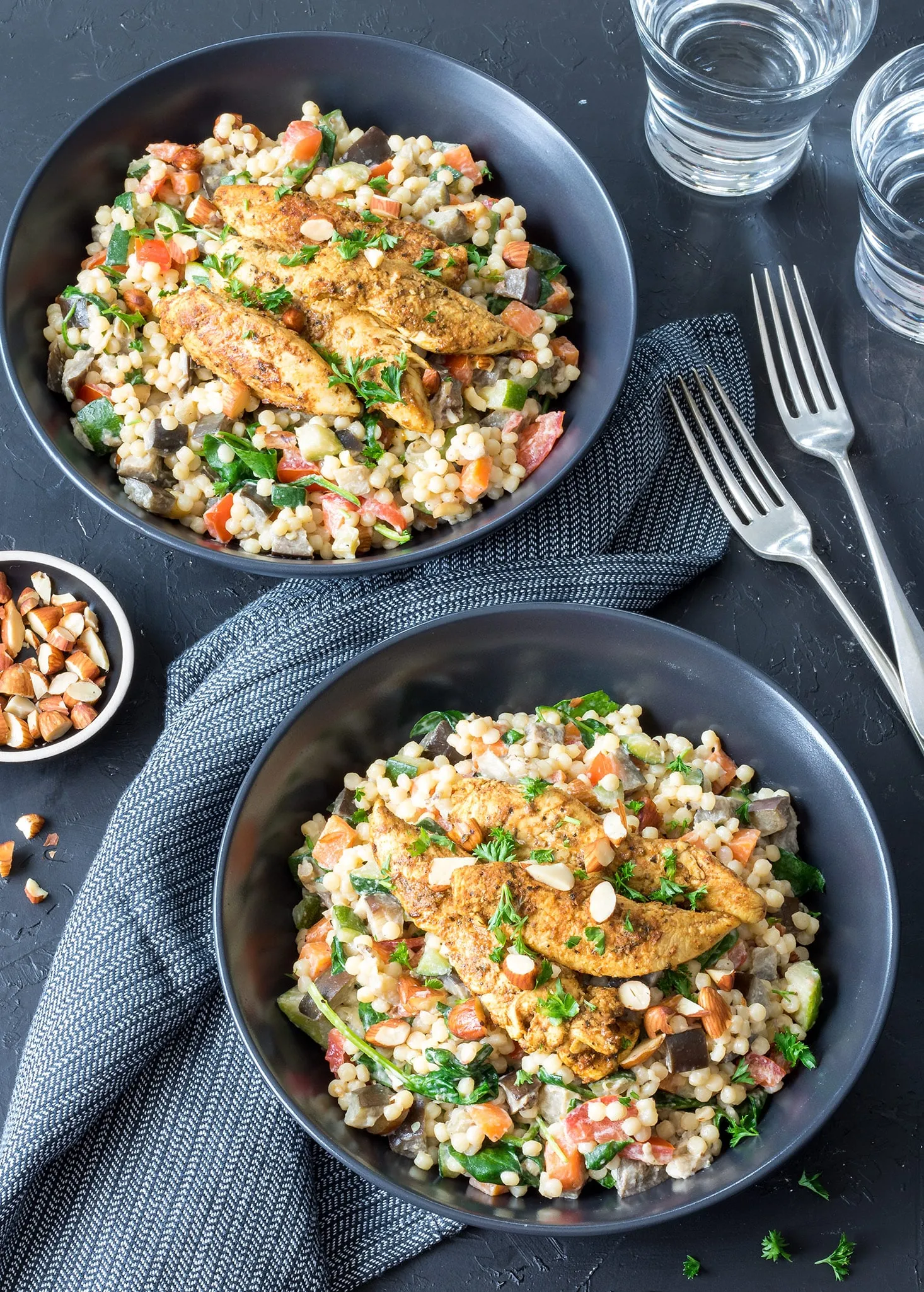 Roasted Chicken Couscous Salad