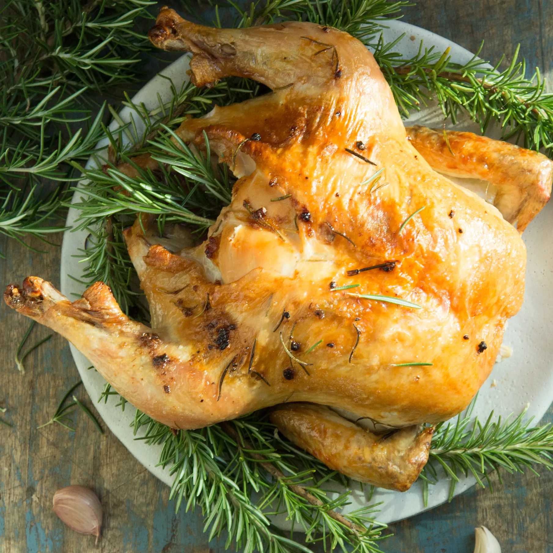 Roasted Chicken with Rosemary and Garlic