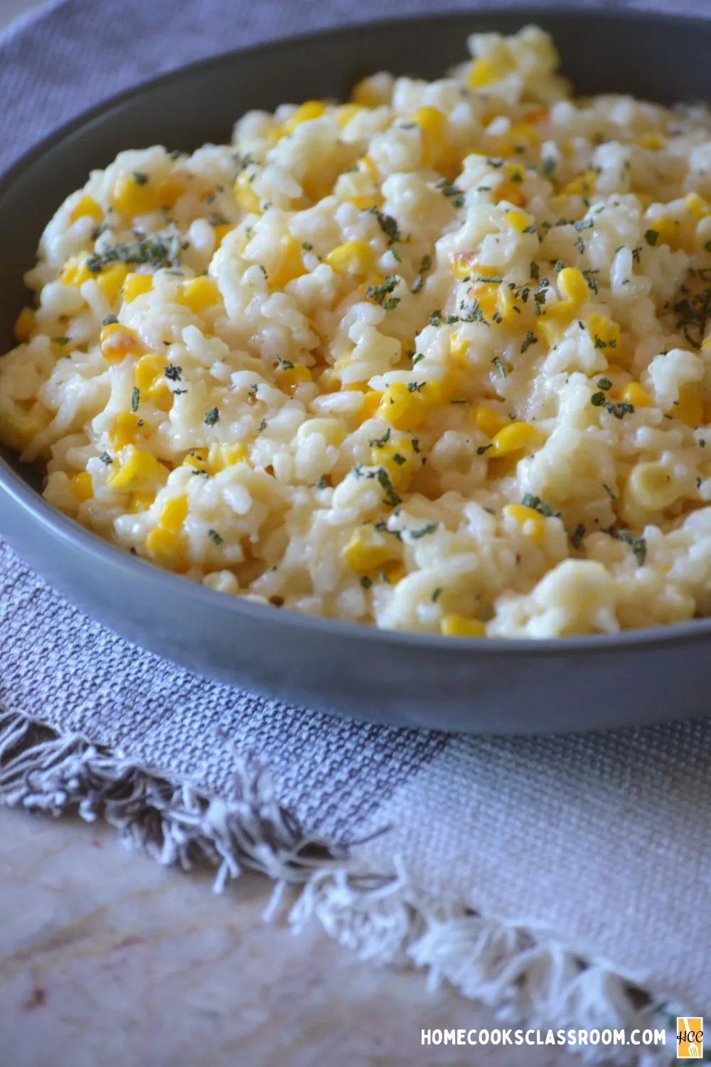 Roasted Corn Risotto with Smoked Paprika