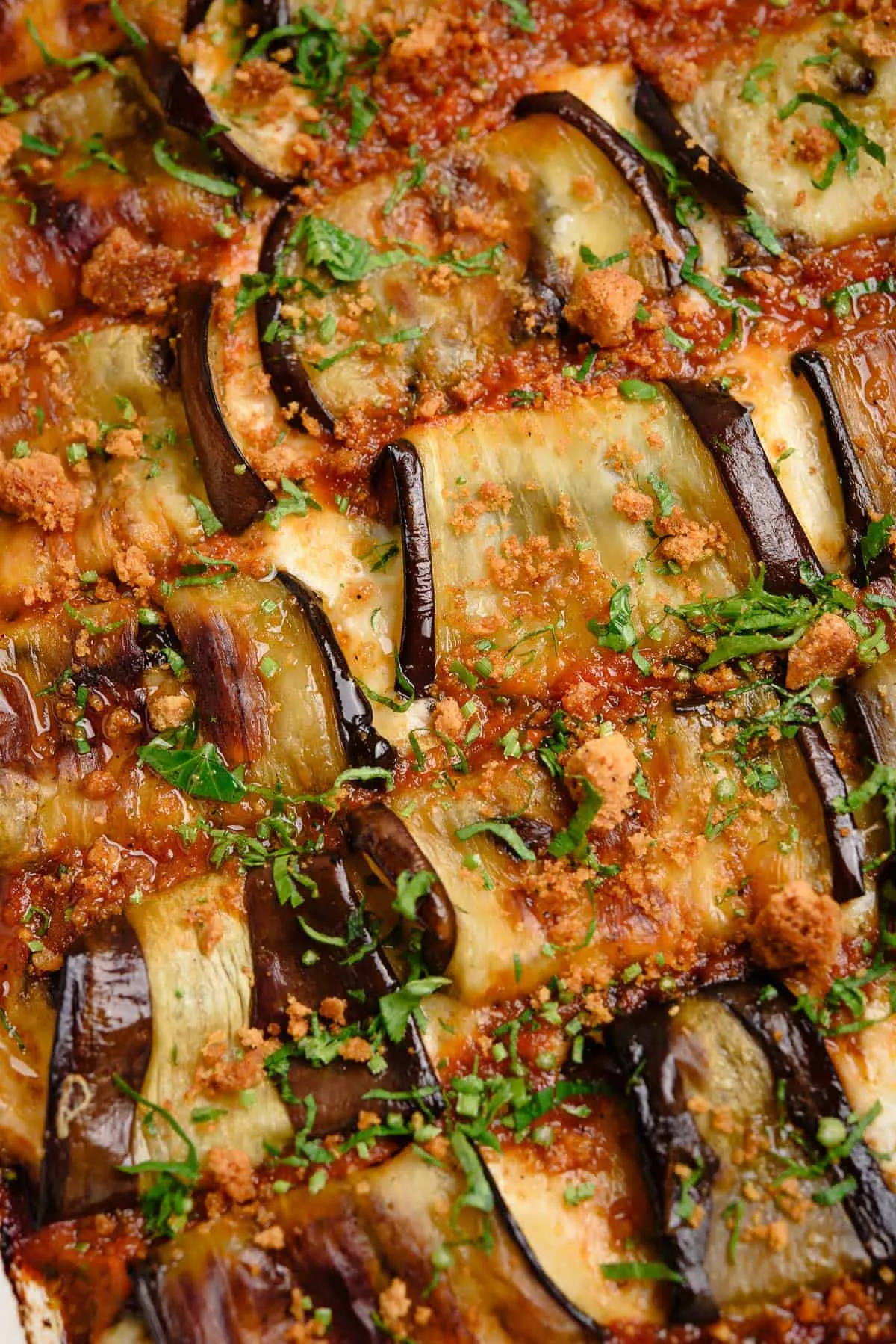 Roasted Eggplant Firecracker Rolls