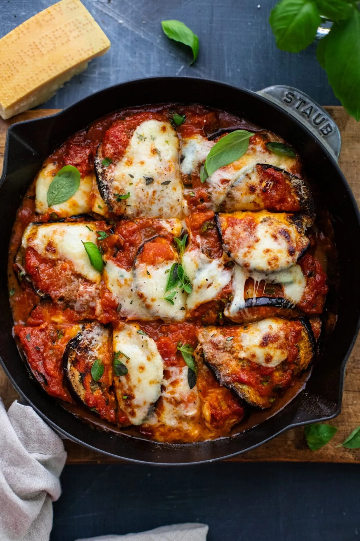Roasted Eggplant Zucchini Lasagna