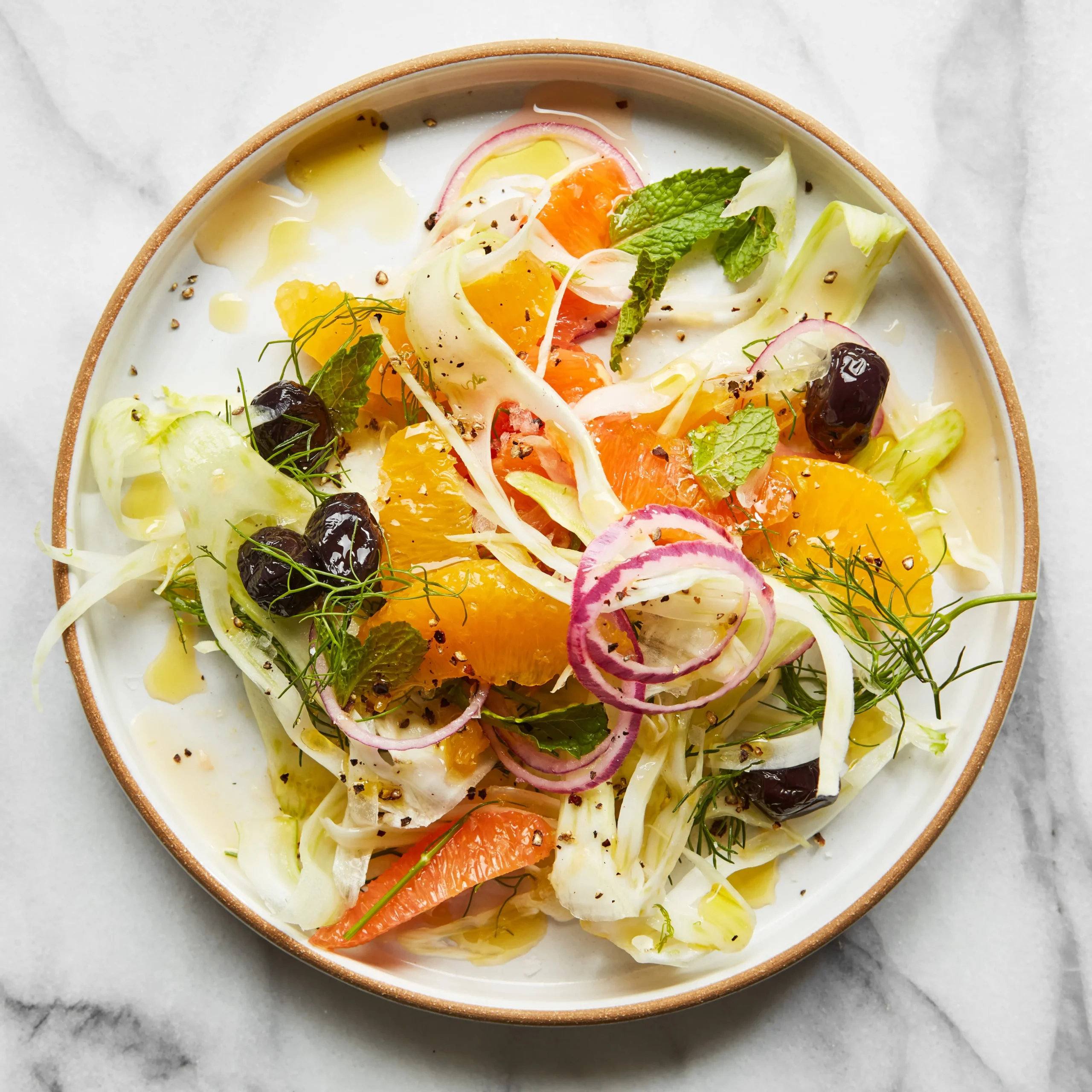 Roasted Fennel Orange Salad