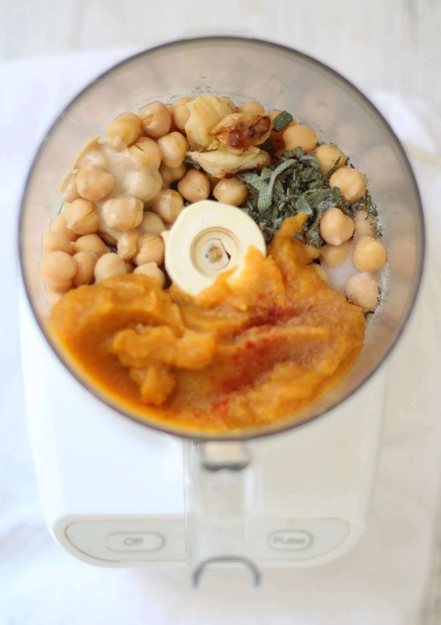 Roasted Garlic Sage Pumpkin Hummus