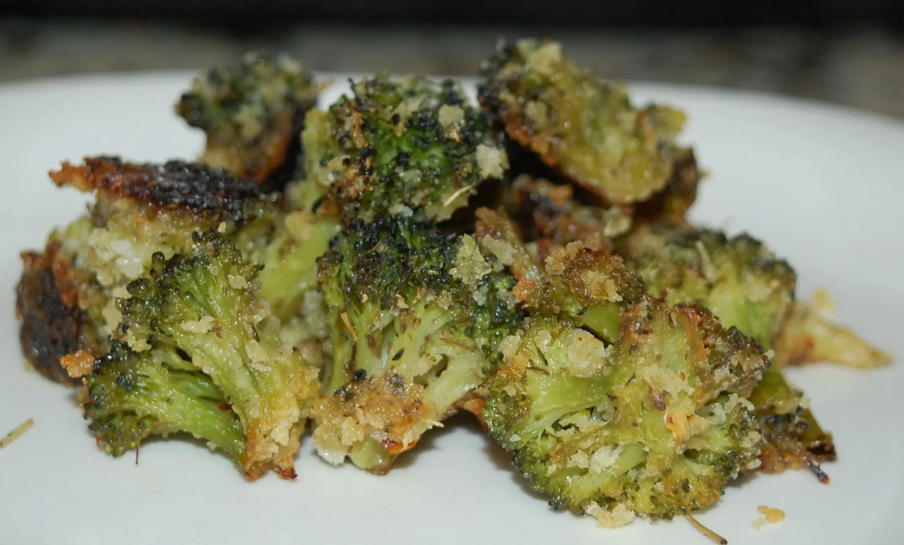 Roasted Panko Parmesan Broccoli