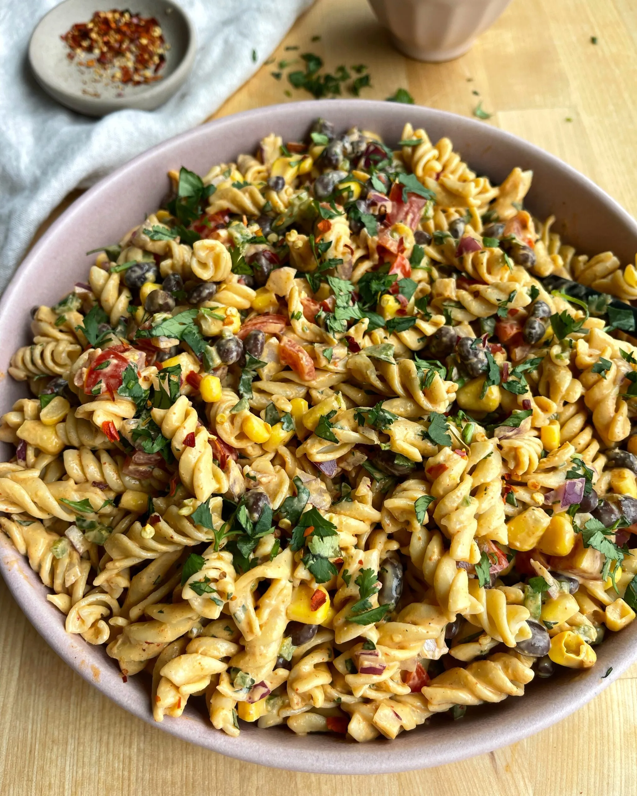 Roasted Pepper Southwestern Pasta Salad