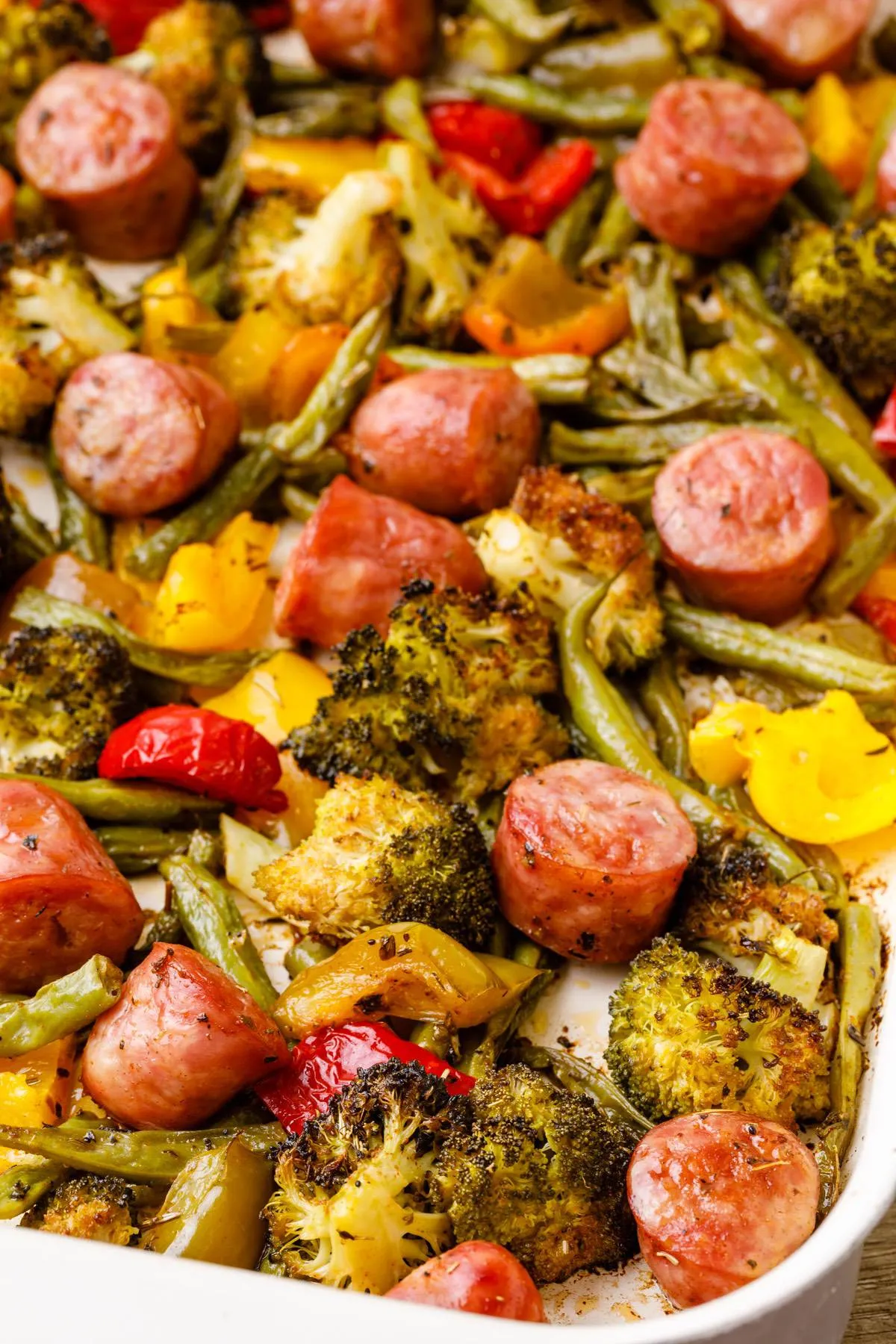 Roasted Sausage Veggie Sheet Pan Meal