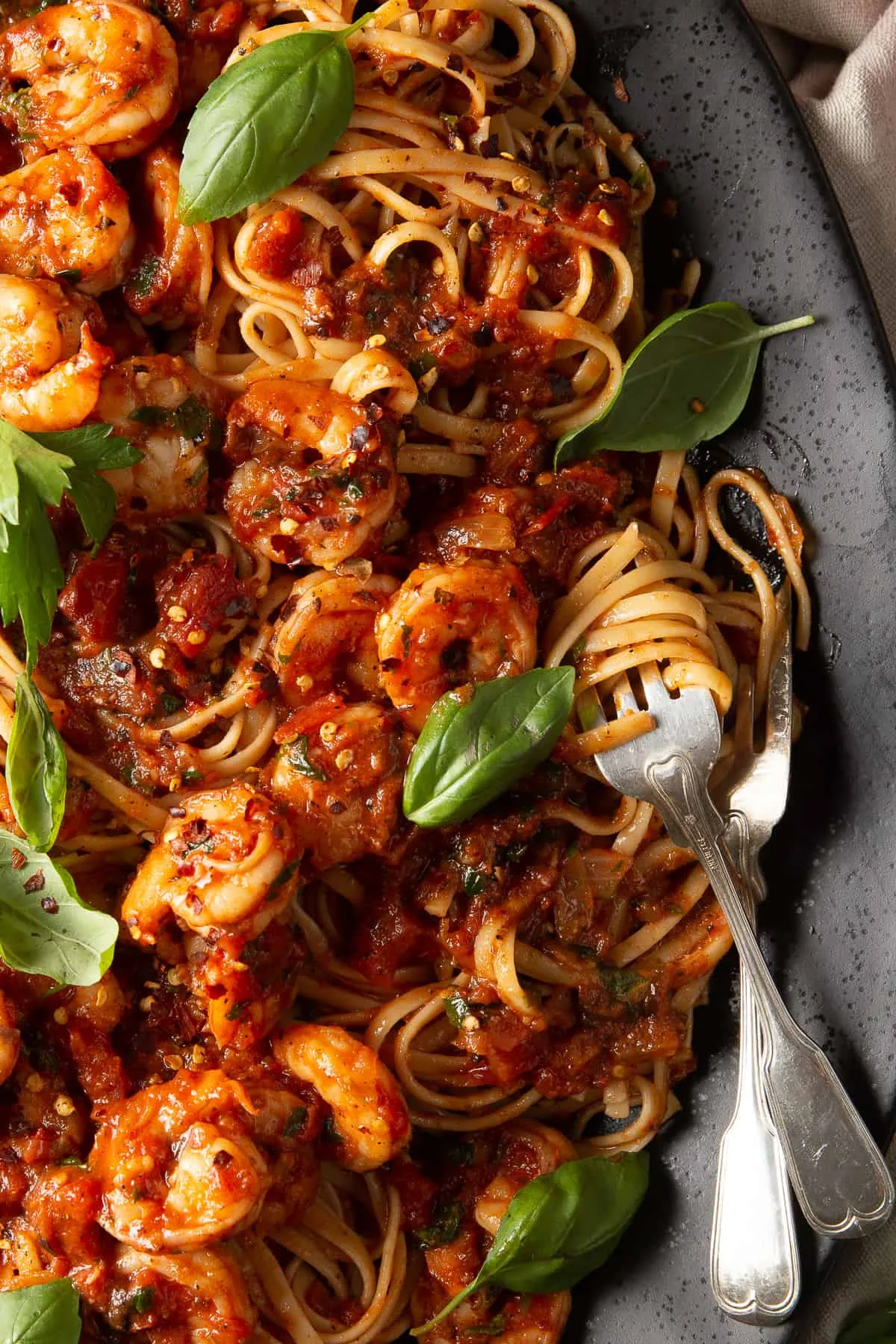 Roasted Shrimp Fra Diavolo