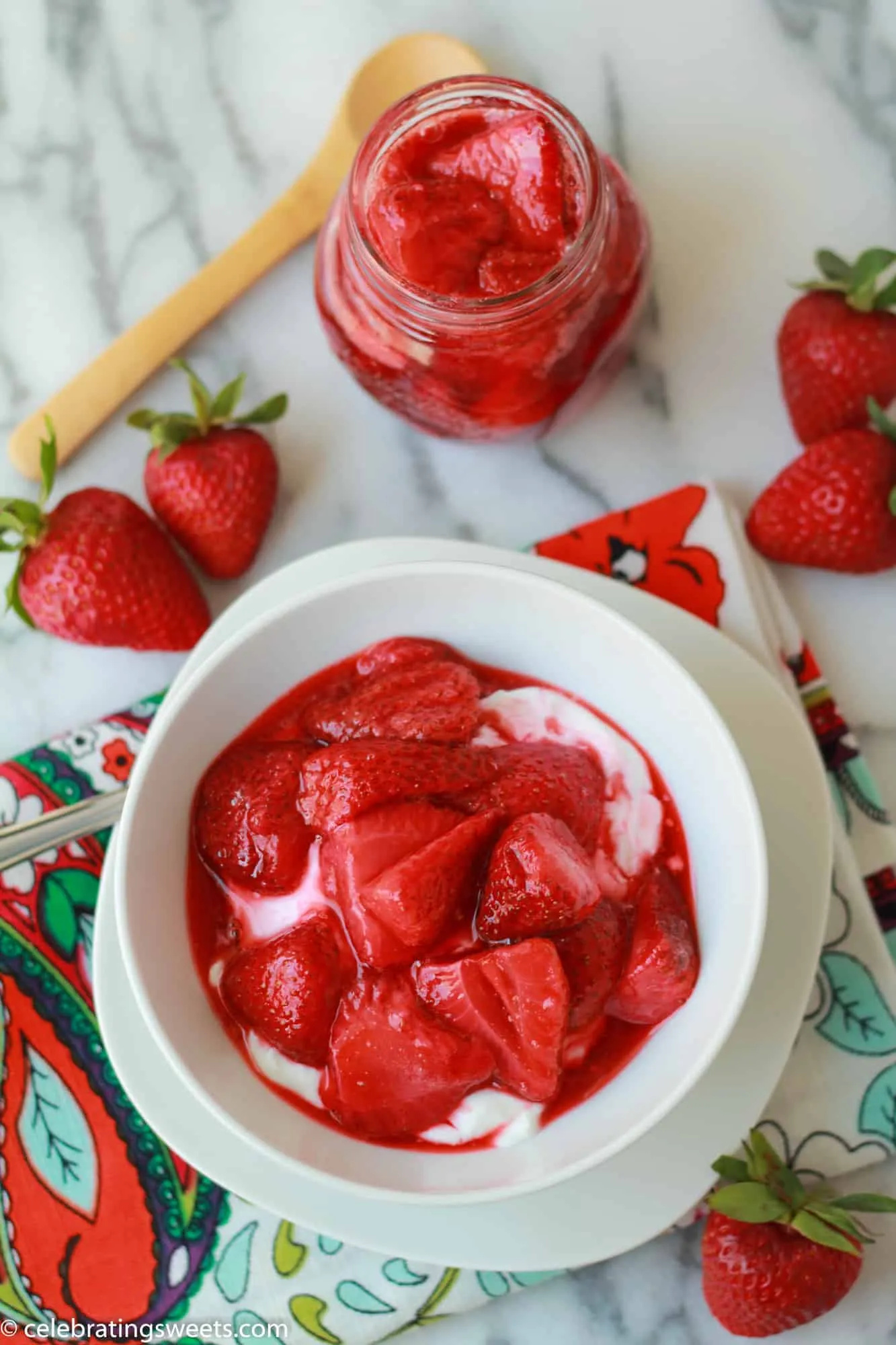 Roasted Strawberries Different and Delicious