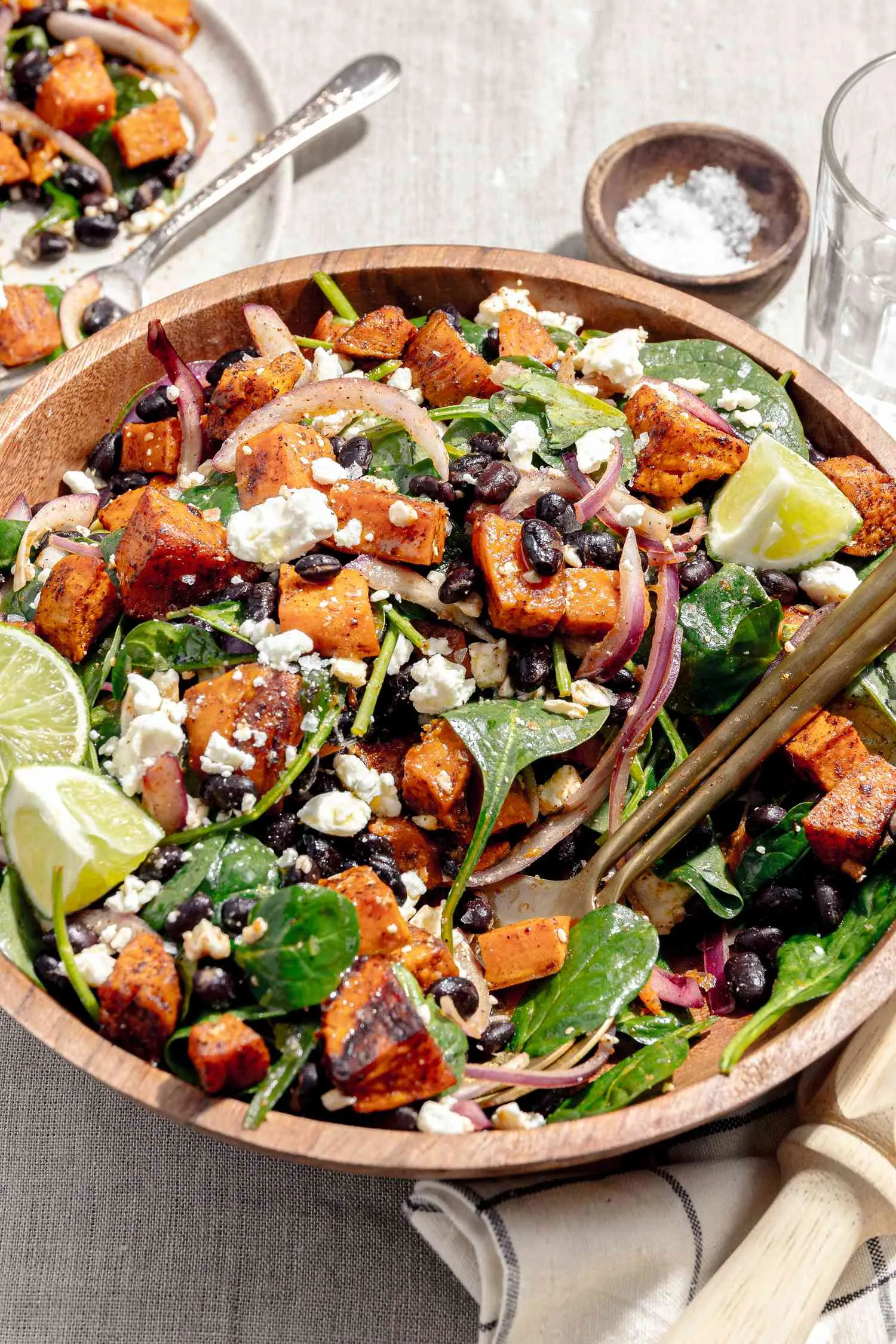 Roasted Sweet Potato Salad with Lime Dressing