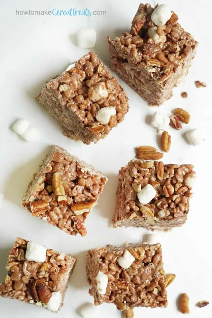 Rocky Road Rice Krispie Treat