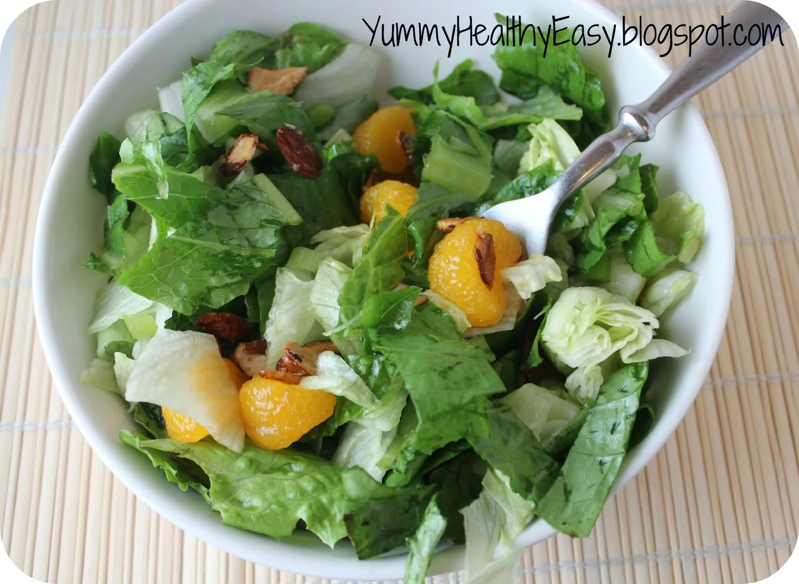 Romaine Salad with Mandarins and Asian Dressing