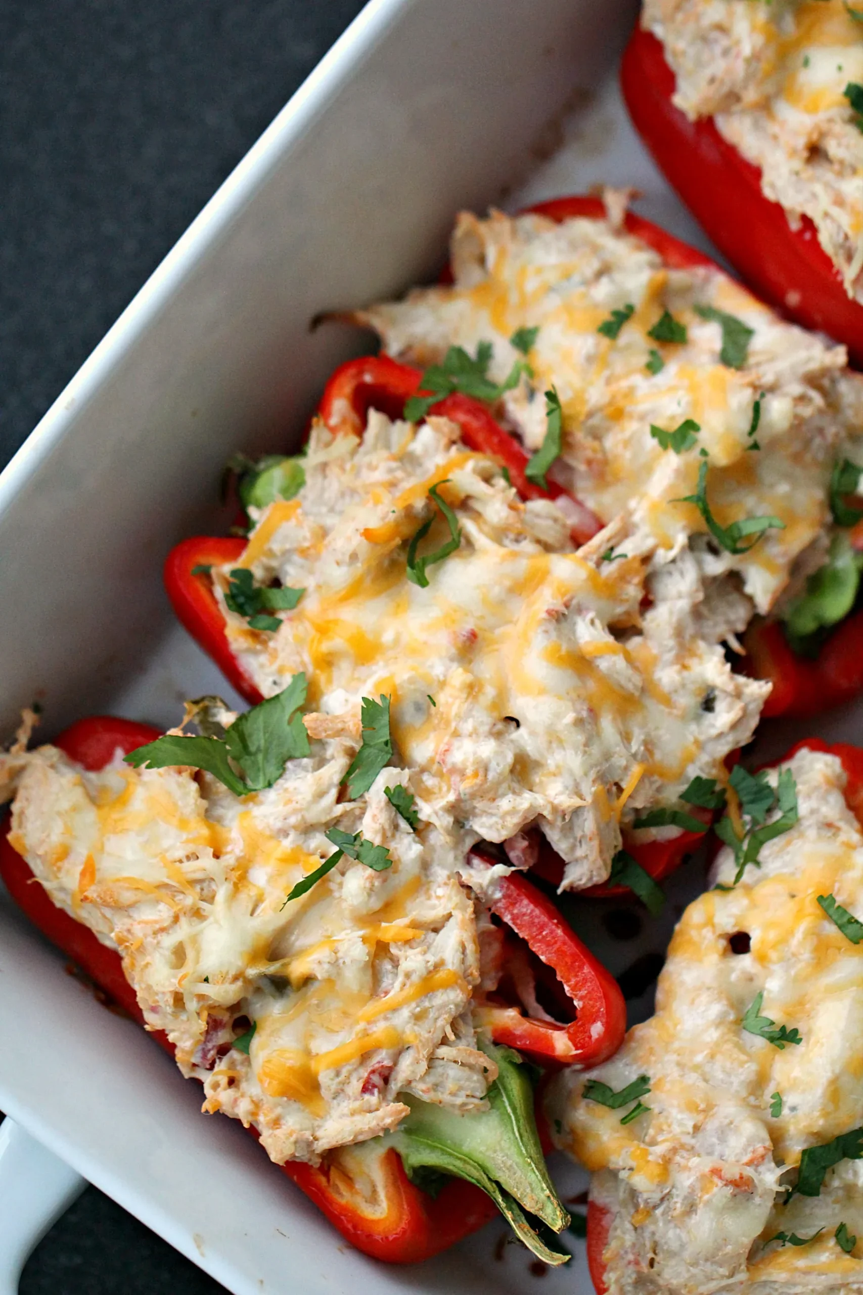 Romero Pepper with Chicken Stuffing