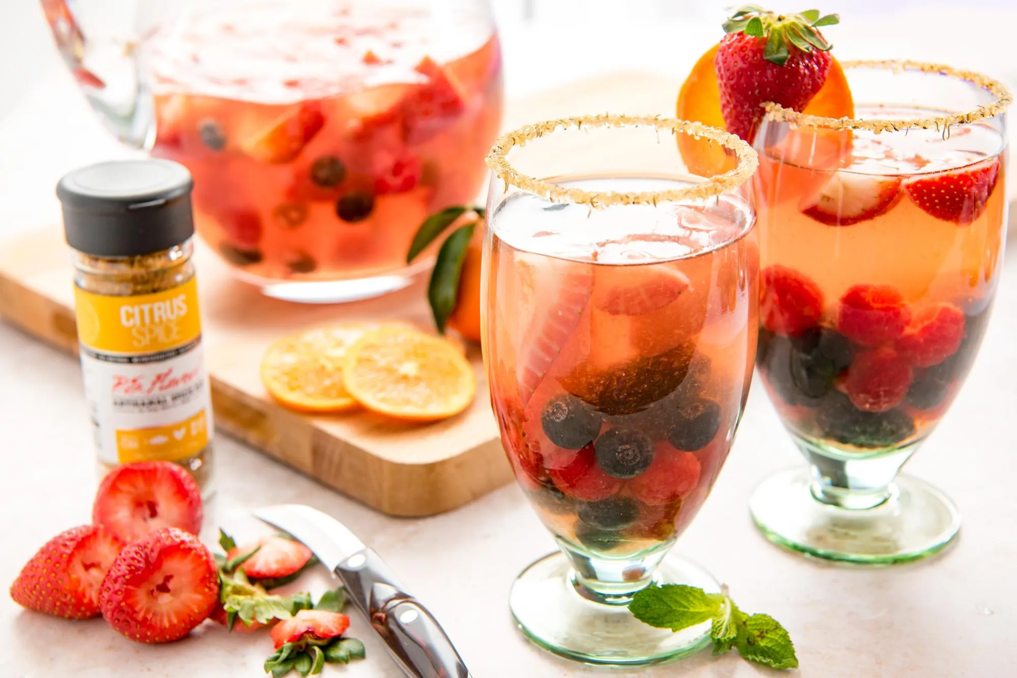 Rose Rooibos Summer Sangria