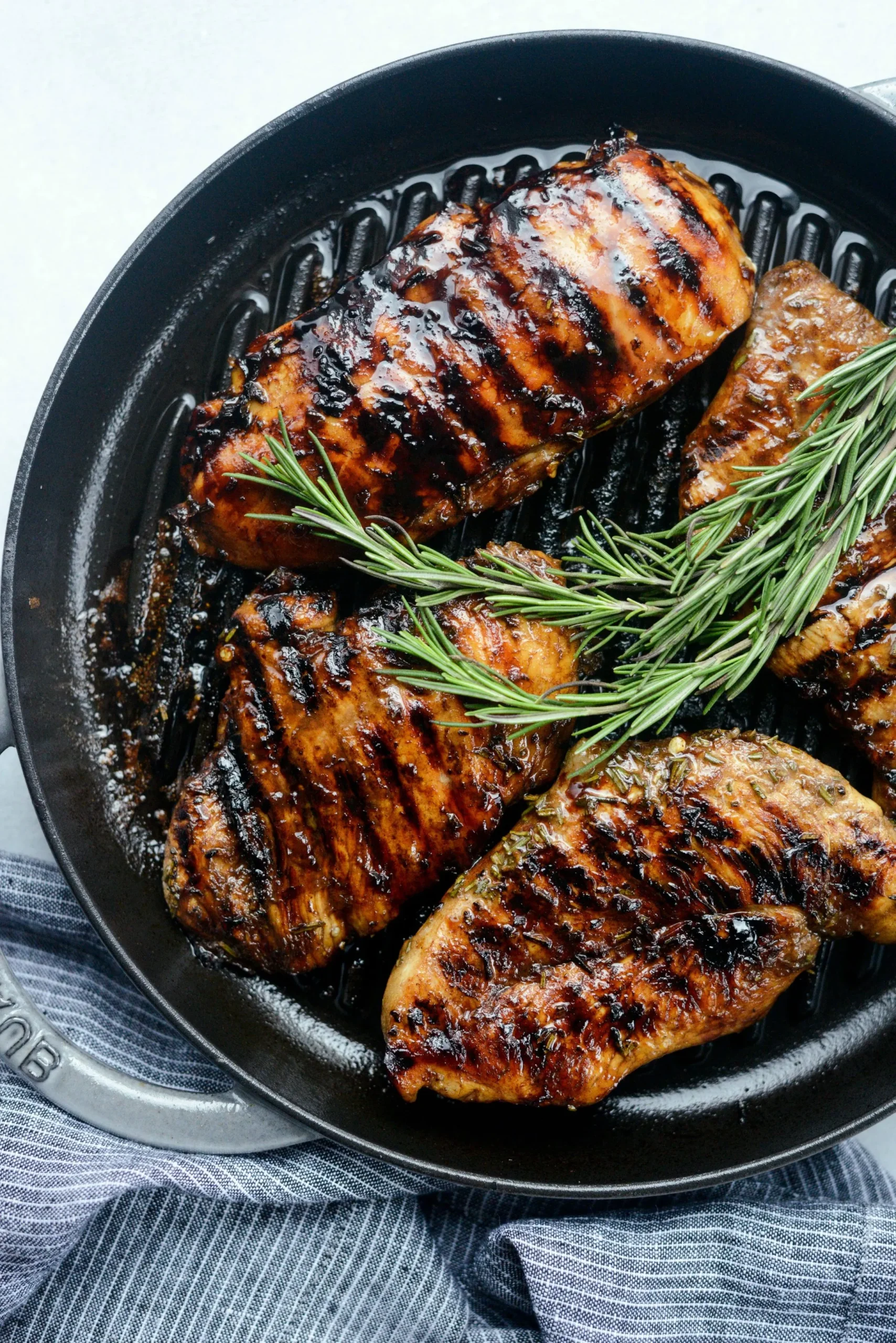 Rosemary Grilled Chicken Mushroom Sauce