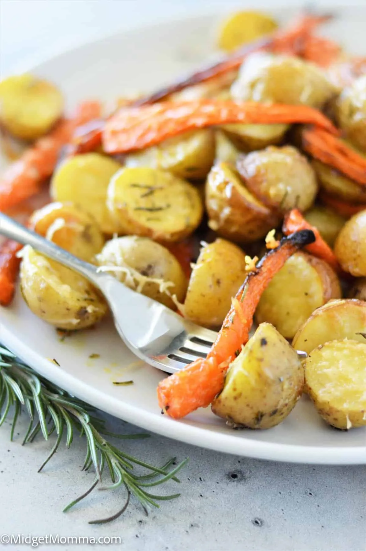 Rosemary Roasted Carrots and Potatoes