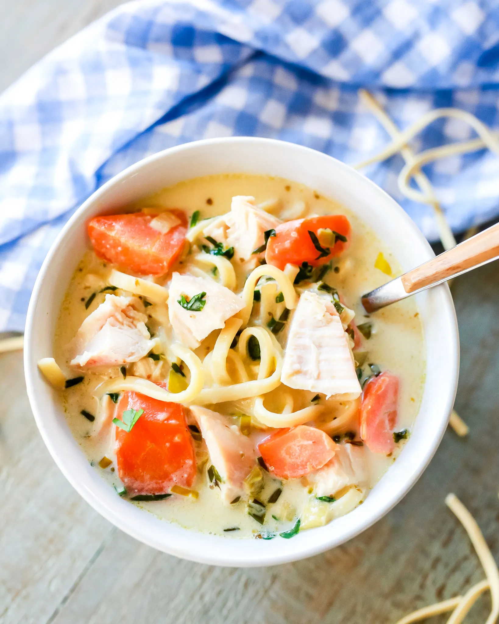 Rotisserie Chicken Noodle Soup