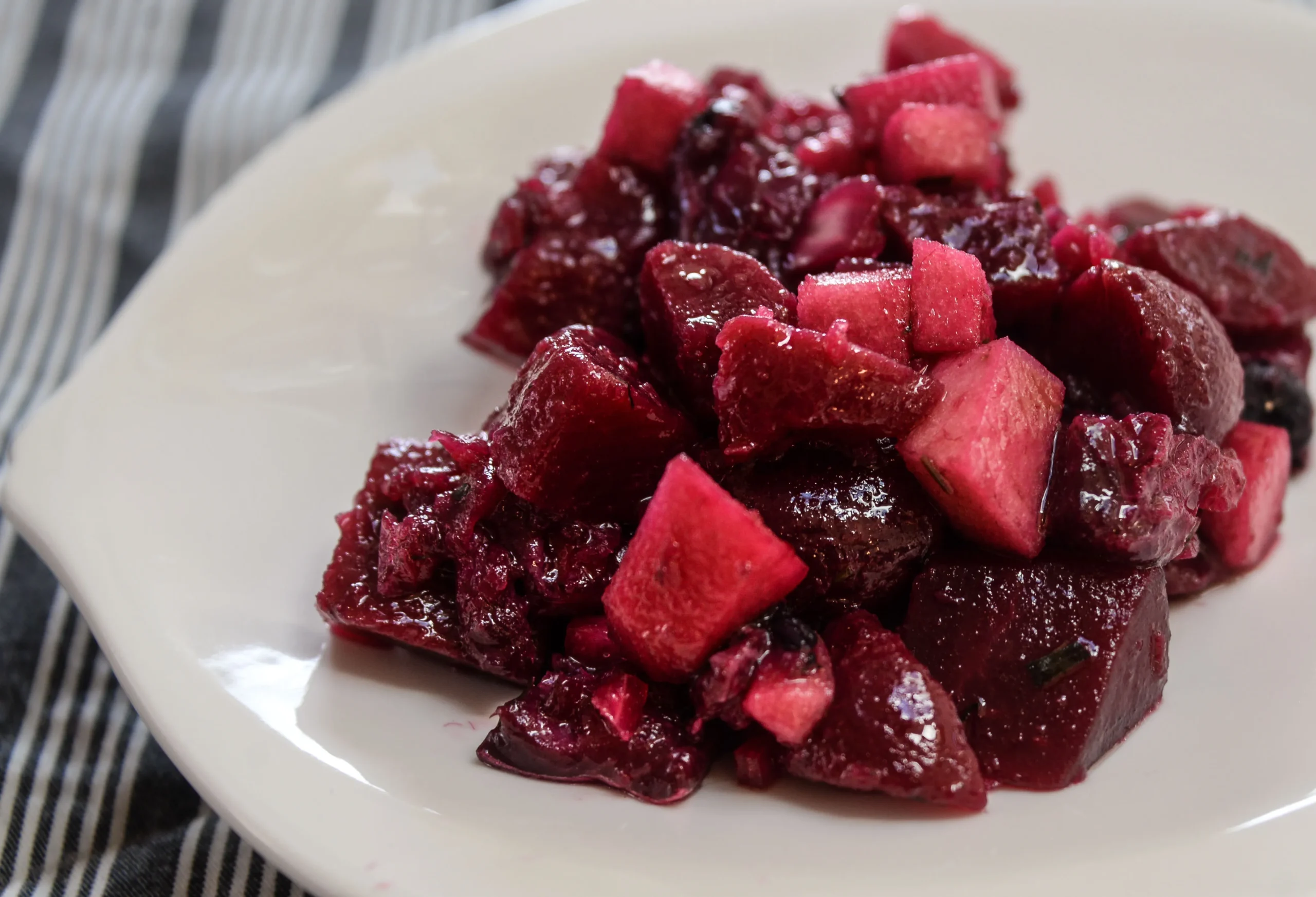 Ruby Red Beet and Apple Salad