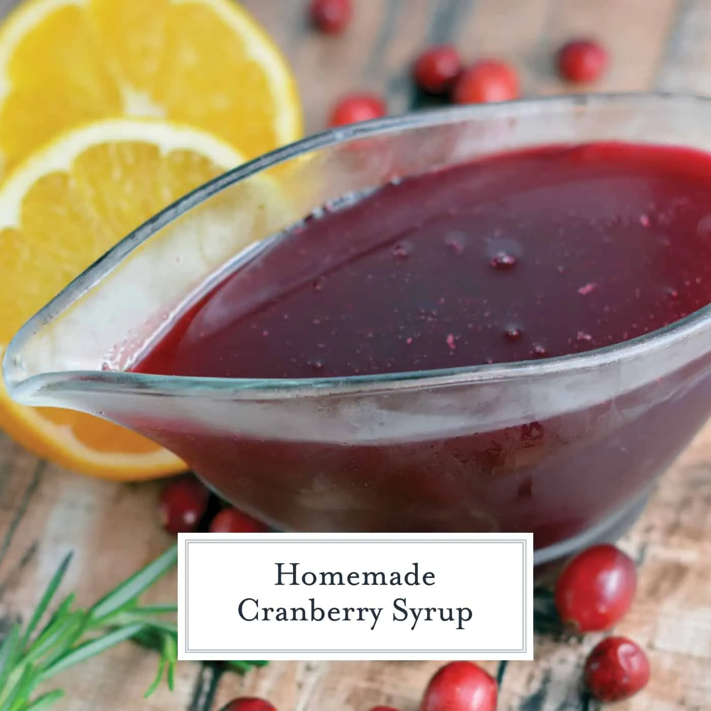 Ruby Red Cranberry Syrup