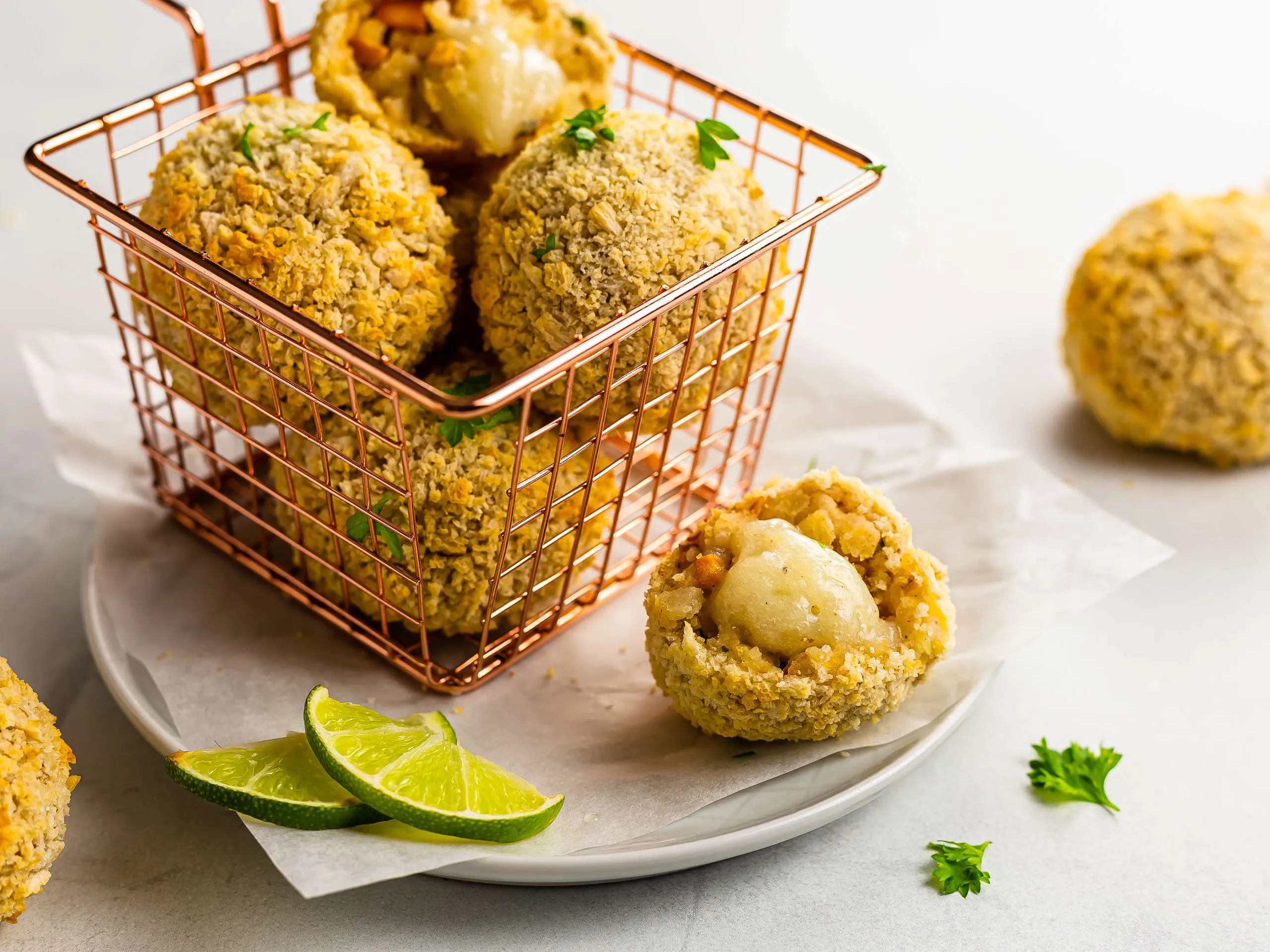 Russian Potato and Mushroom Croquettes