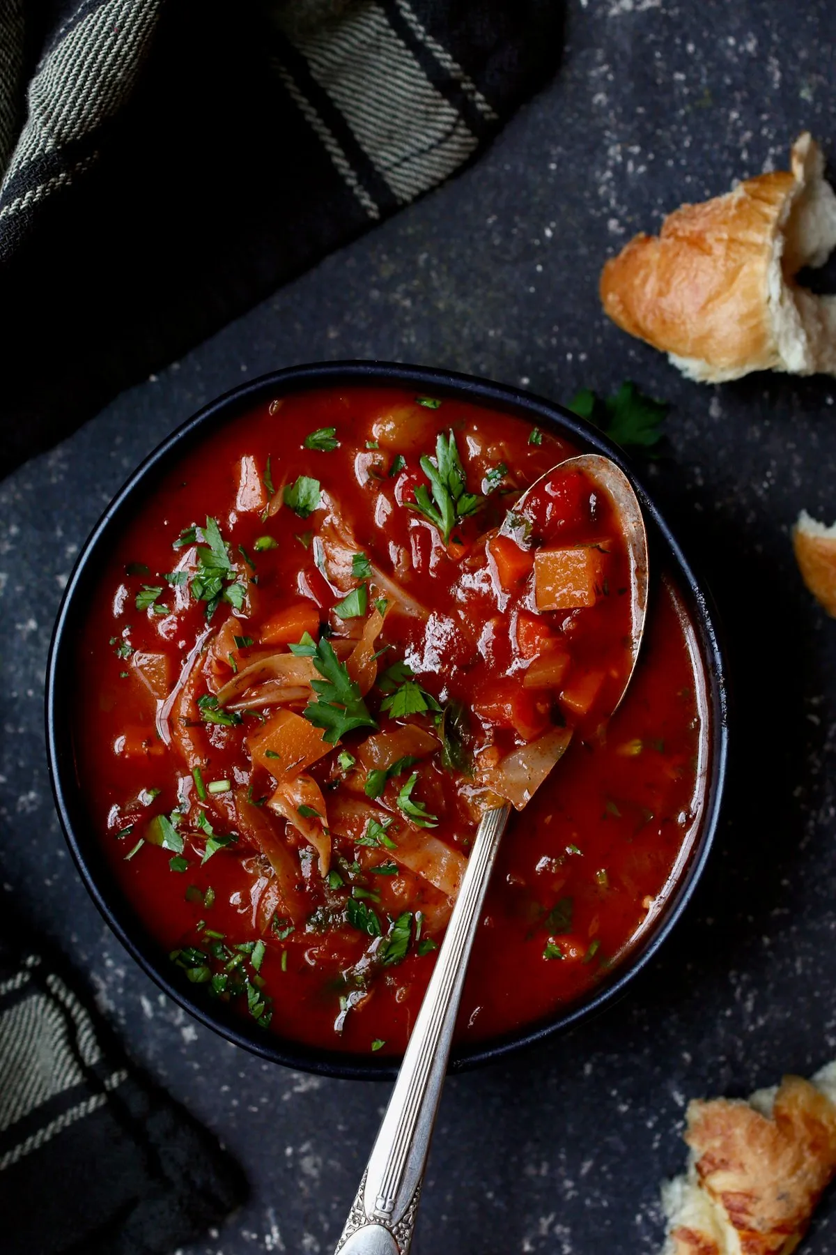 Rustic Cabbage Vegetable Soup