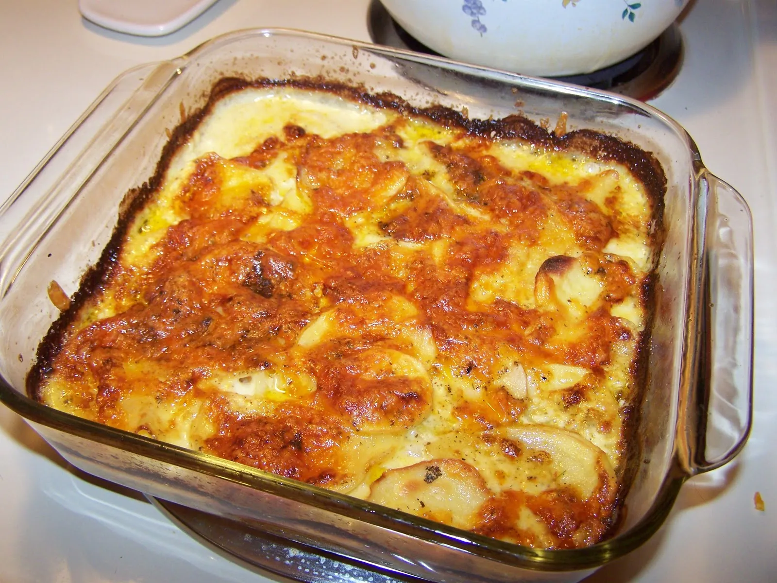 Sage Cheddar Potato Gratin