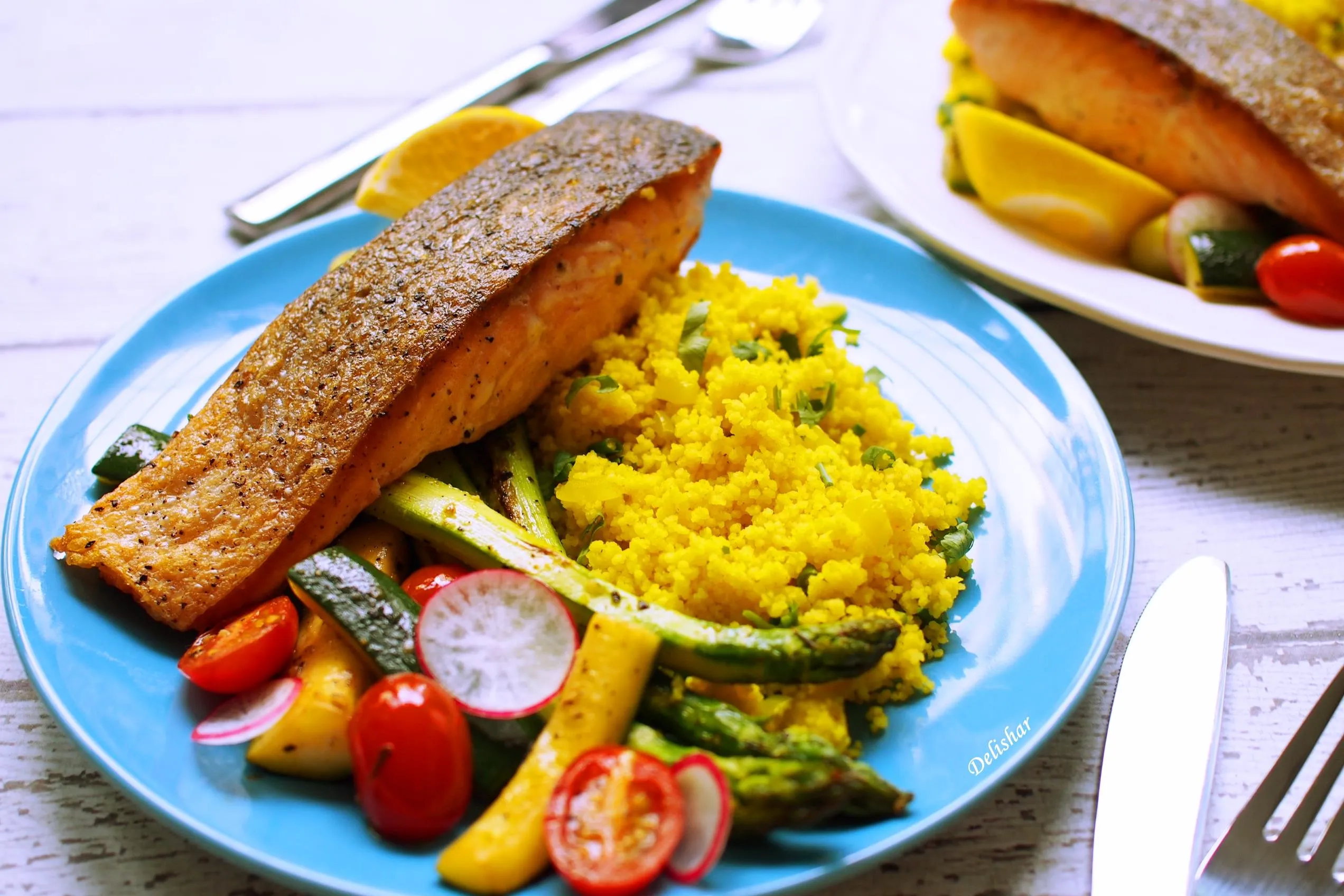 Salmon and Couscous