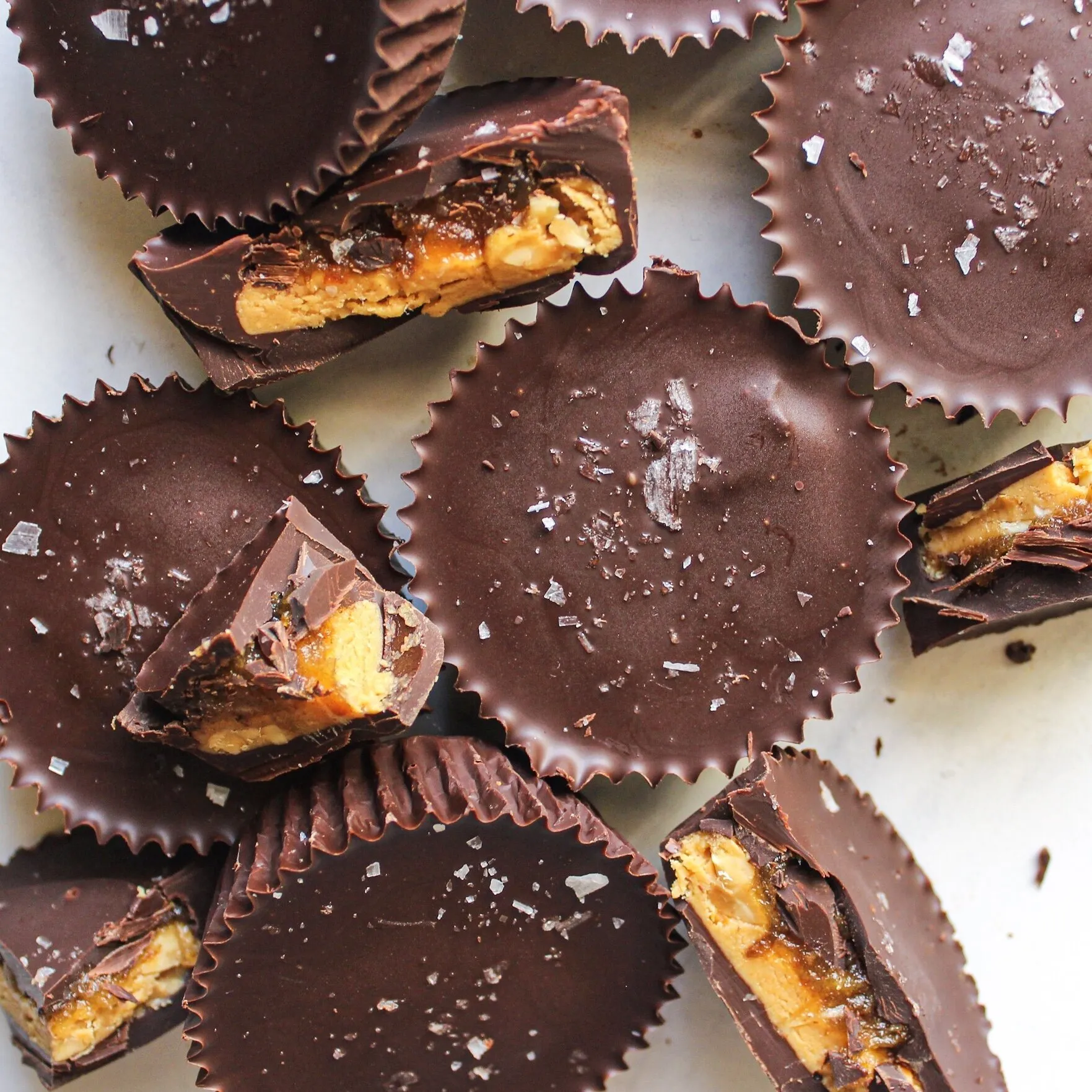 Salted Caramel Peanut Butter Cups