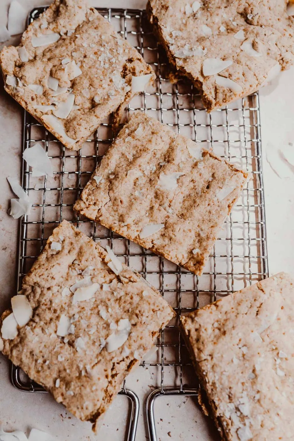 Salted Coconut Chai Blondies