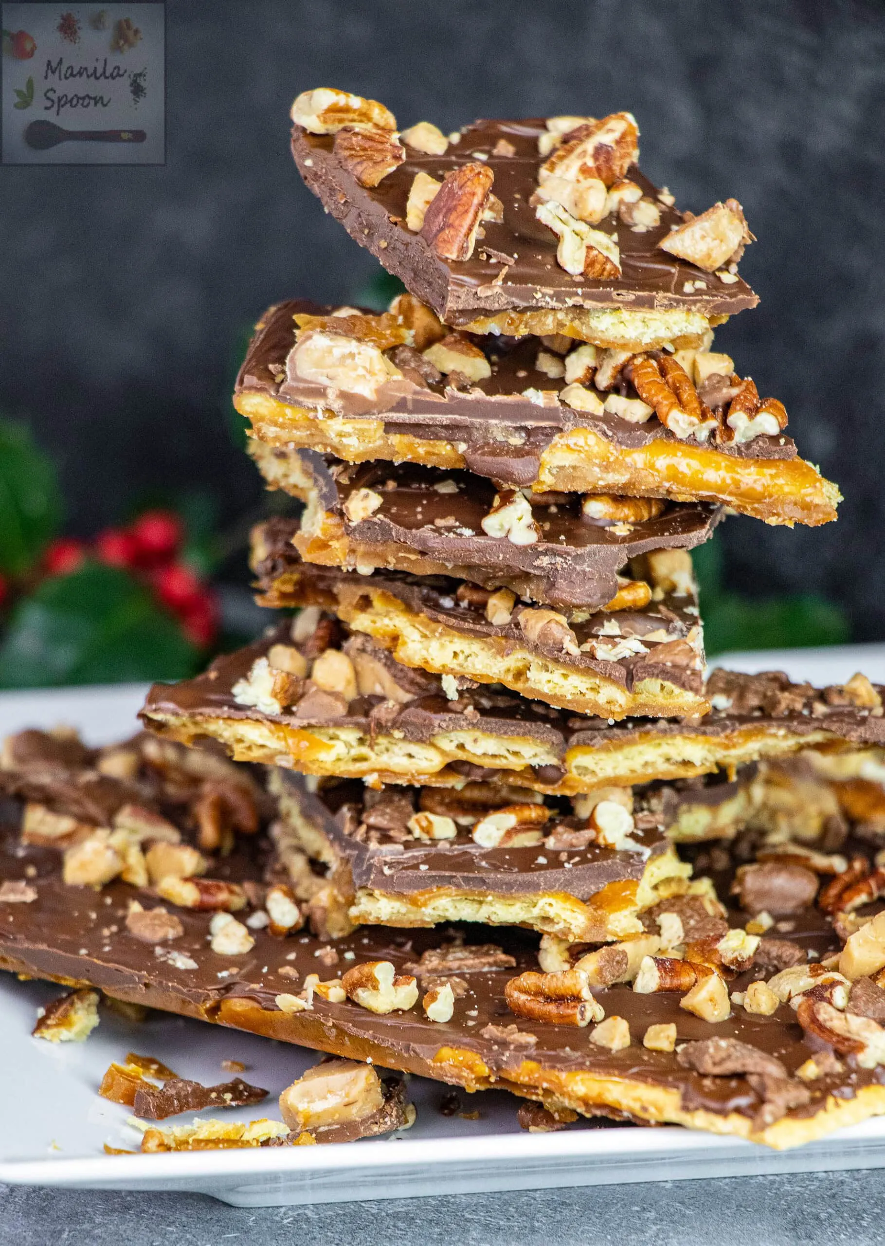 Saltine Toffee Bark Christmas Crack
