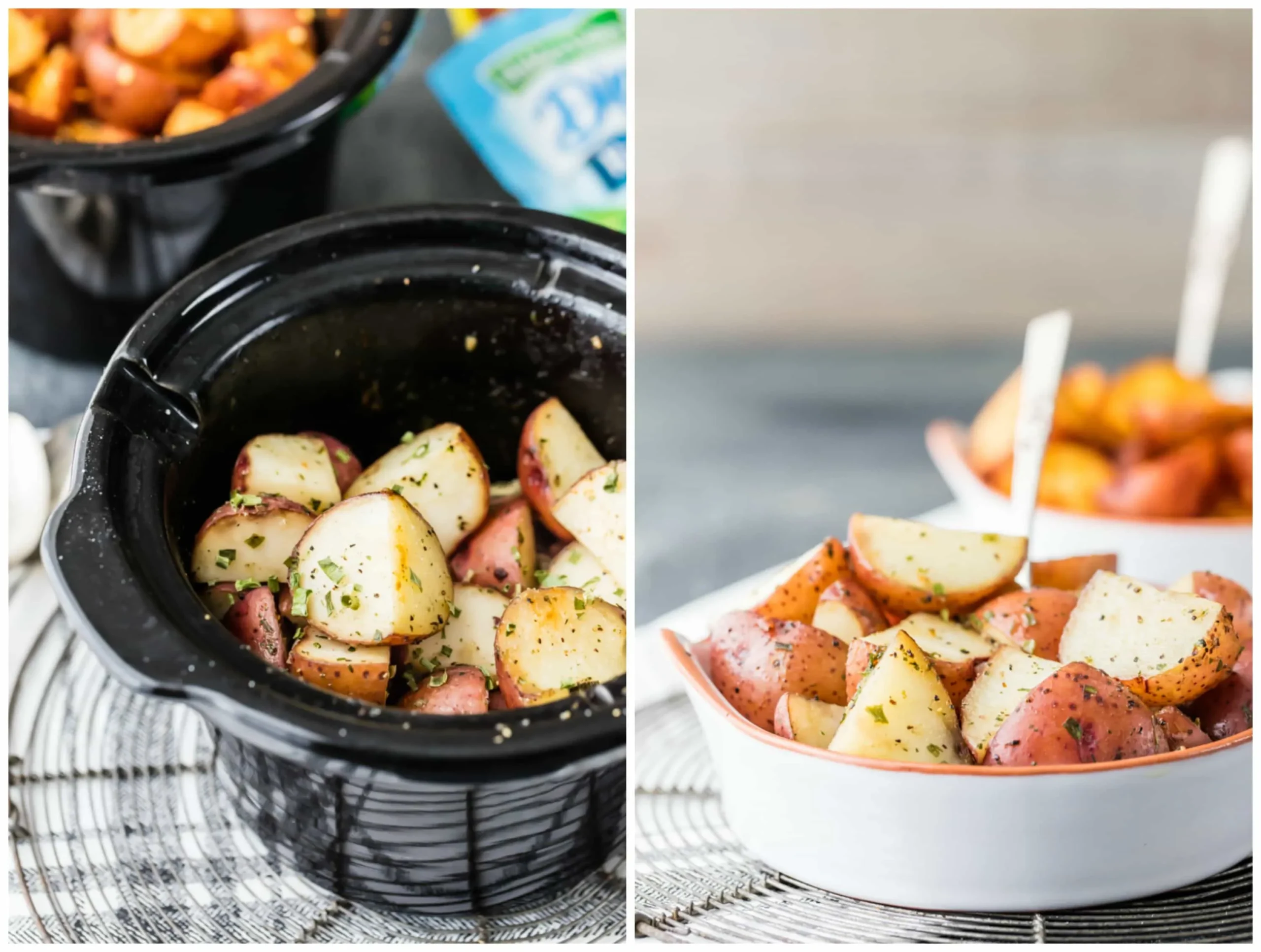 Saucy Crock Pot Potatoes