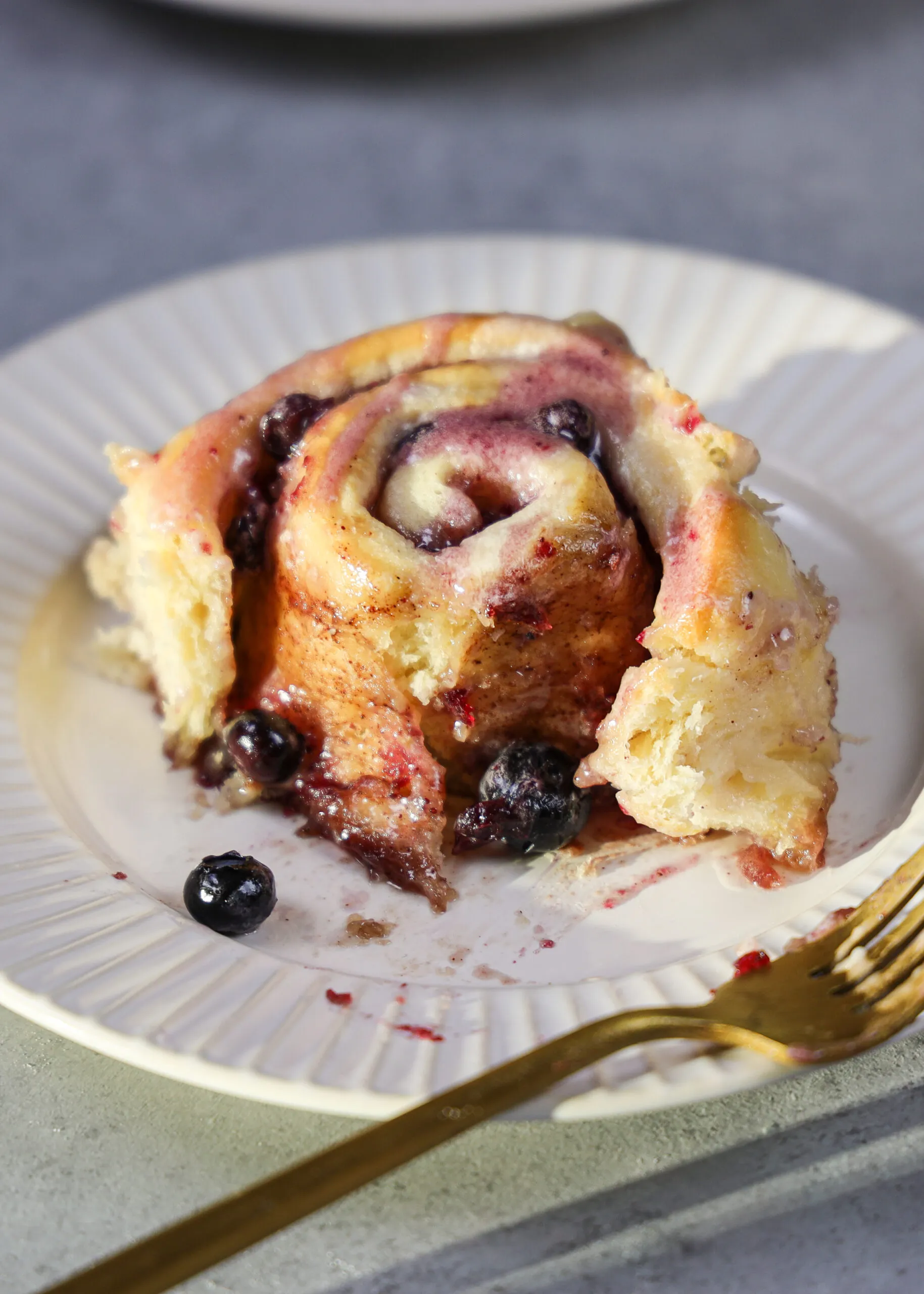 Sausage Blueberry Cinnamon Rolls