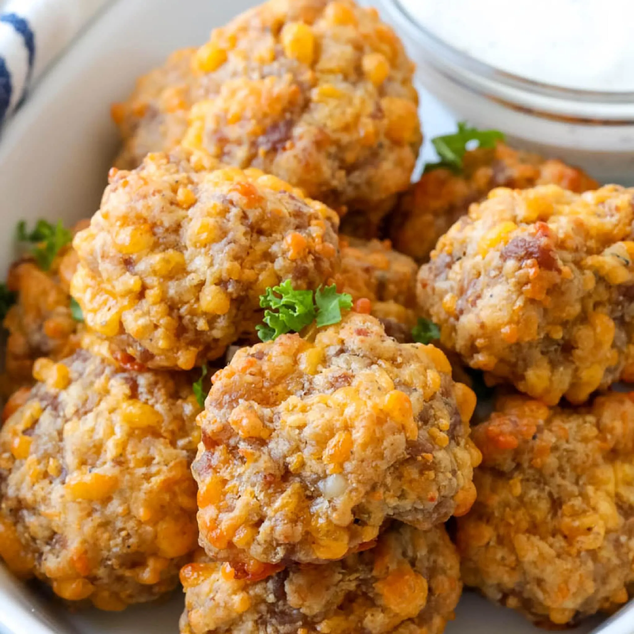 Sausage Cheese Ball Appetizers