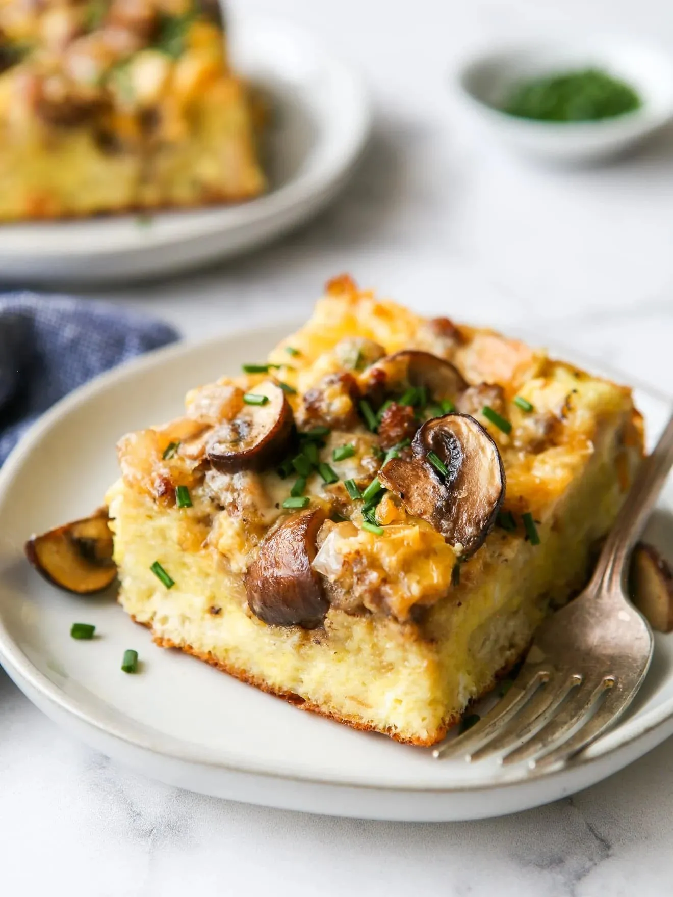Sausage Mushroom Breakfast Bake