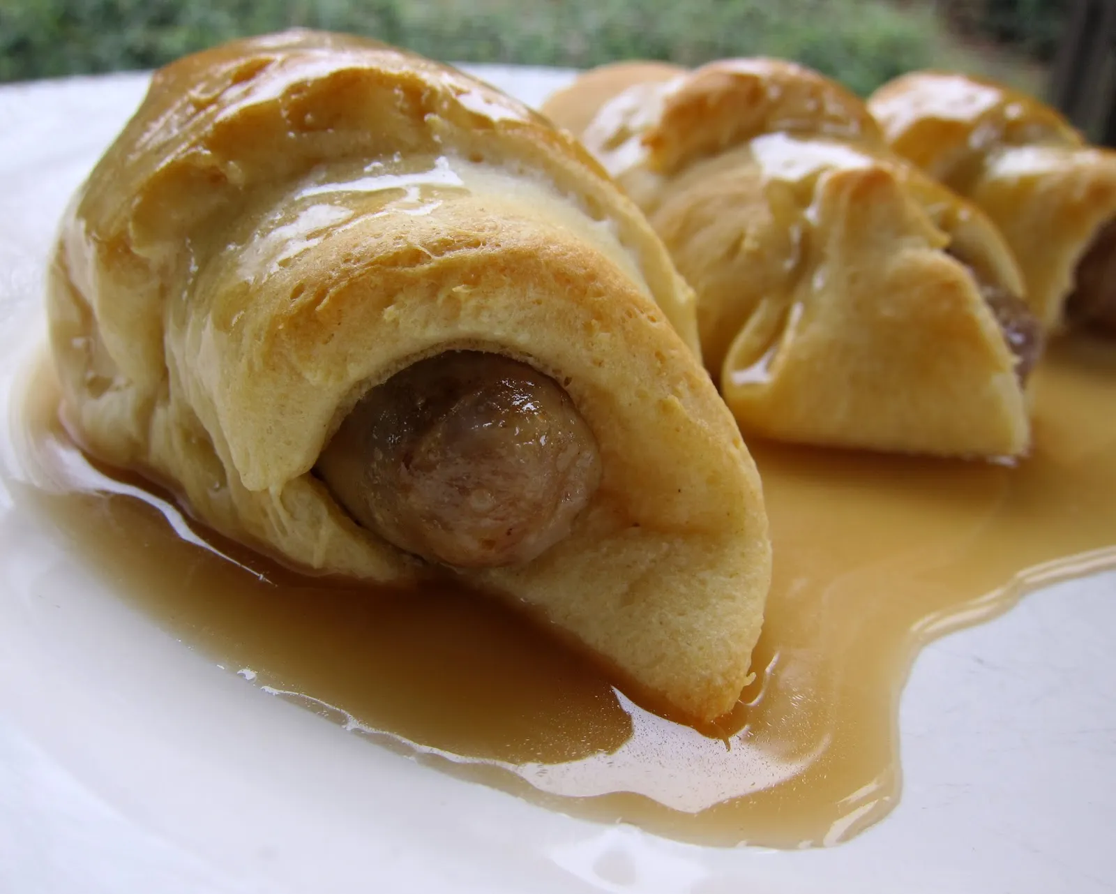 Sausage Roll Ups with Buttermilk Syrup